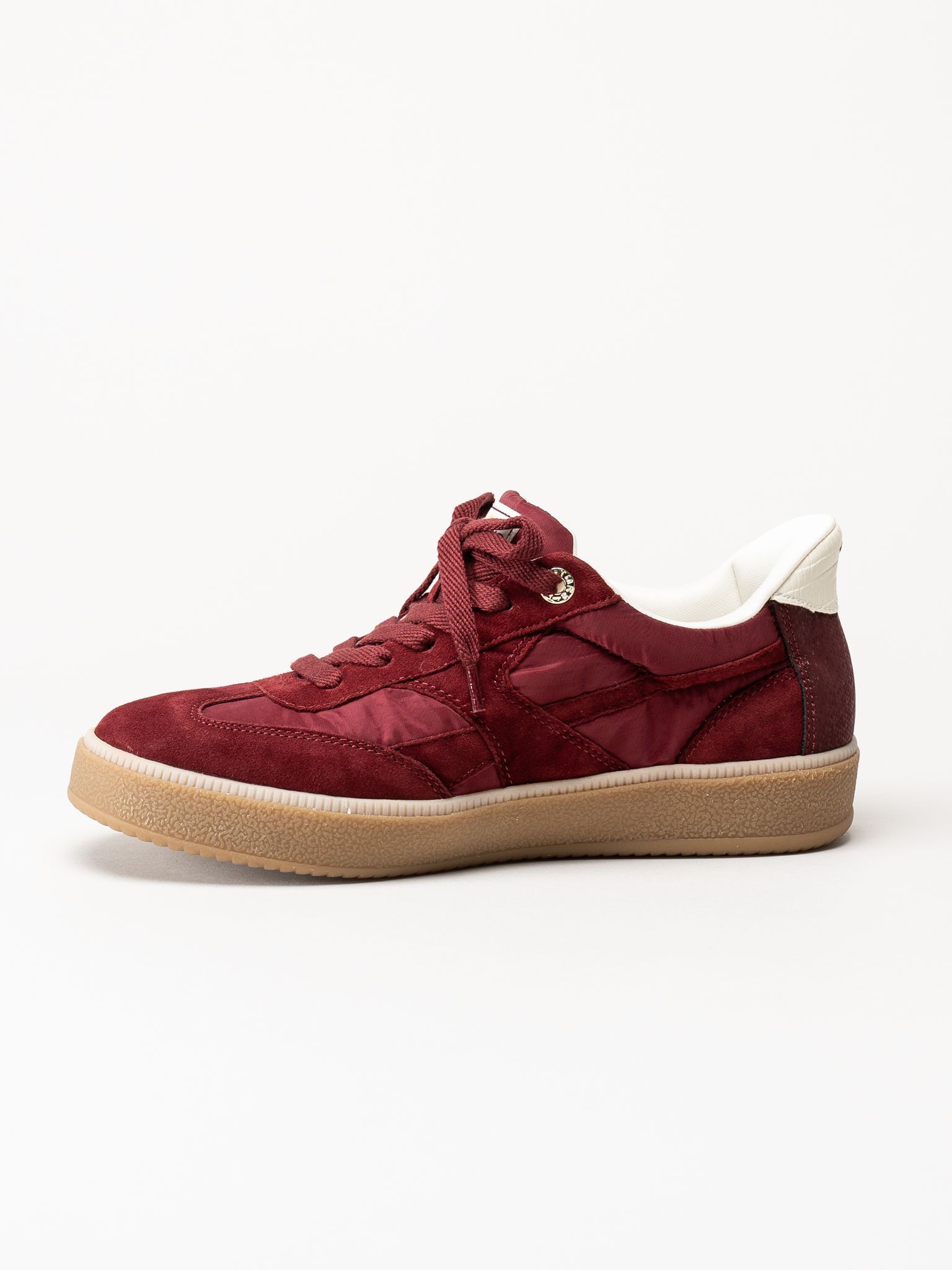 Tamaris - Wide fit - Vinröda sneakers