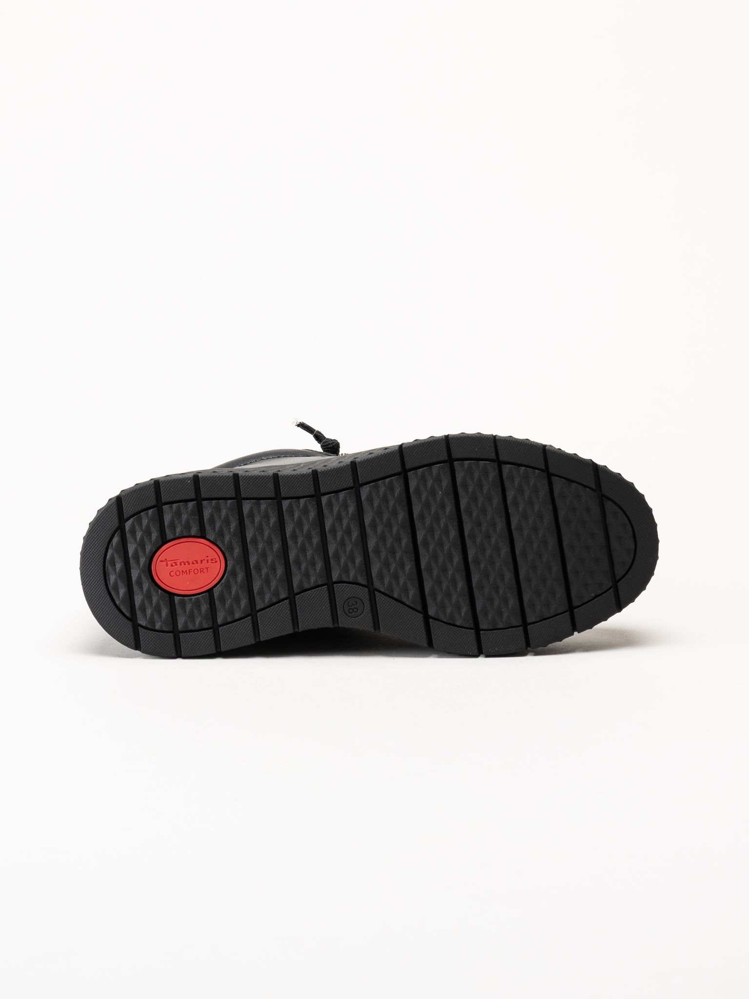 Tamaris Wide - Wide fit - Svarta sneakers