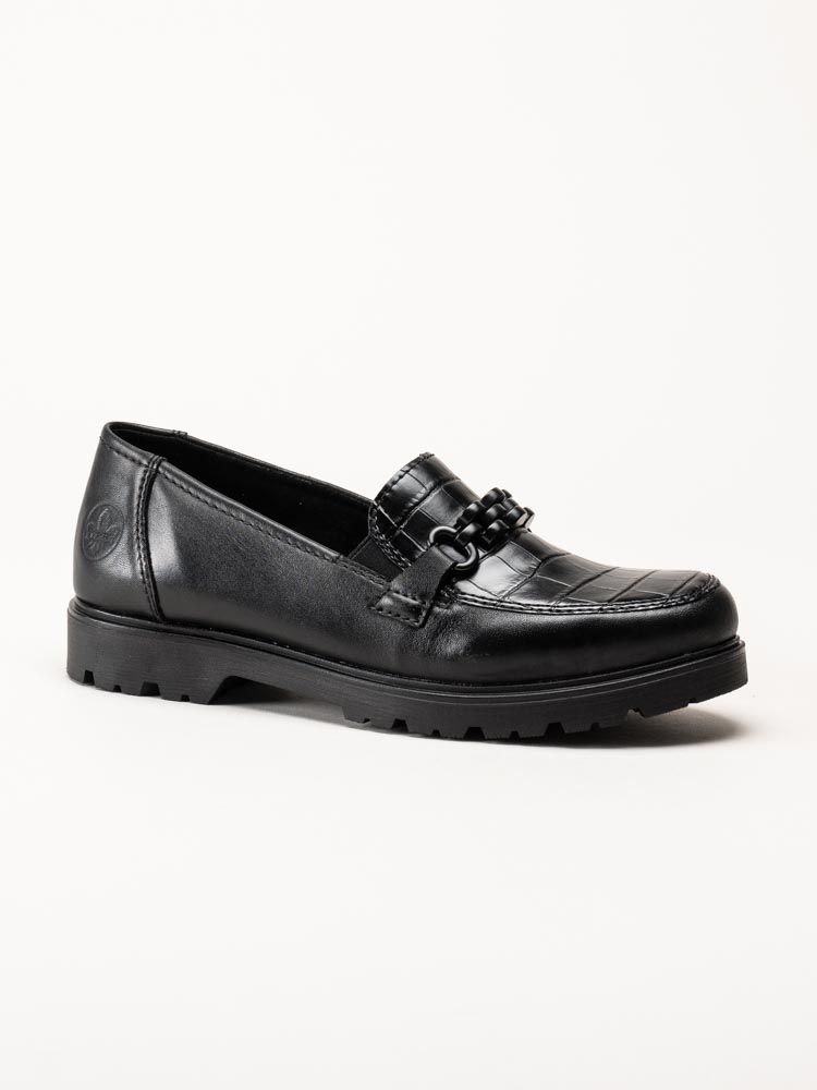 Rieker - Svarta loafers