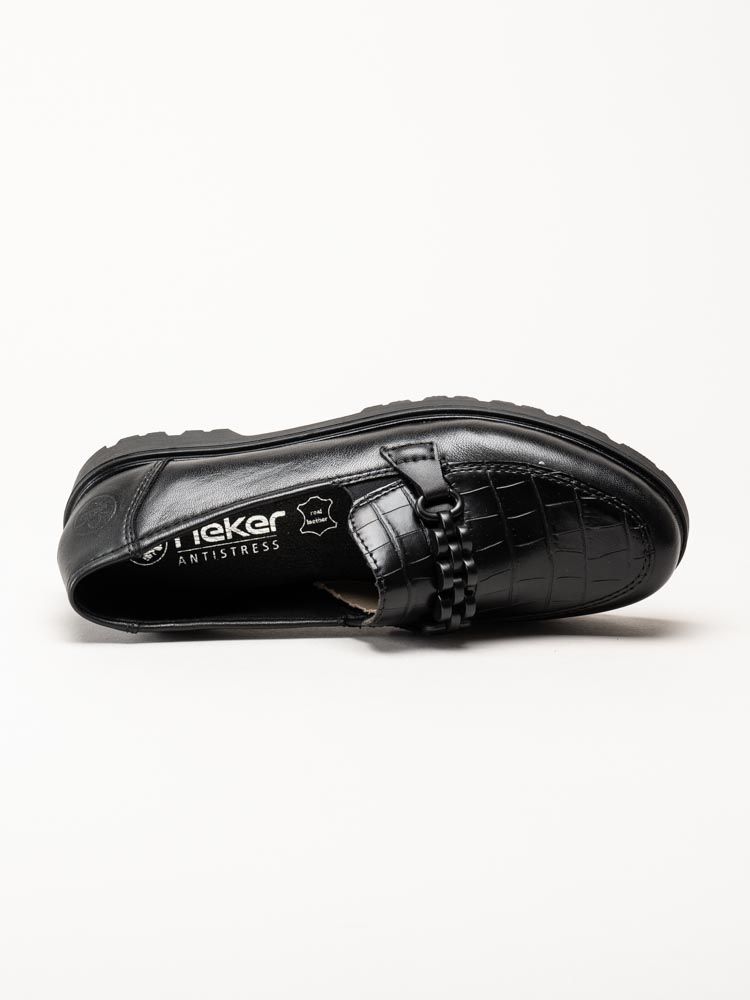 Rieker - Svarta loafers
