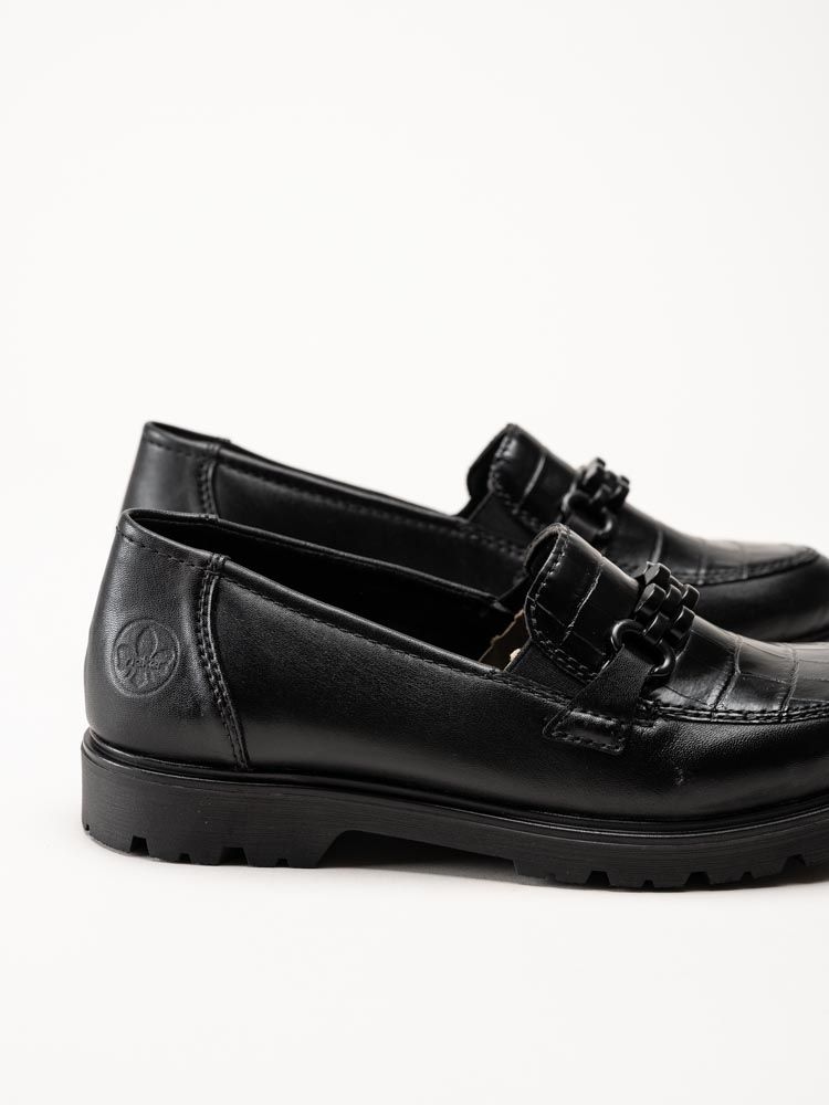 Rieker - Svarta loafers