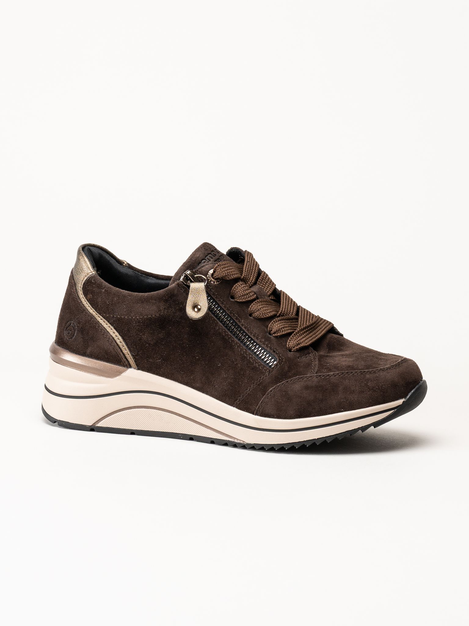 Remonte - Mörkbruna sneakers