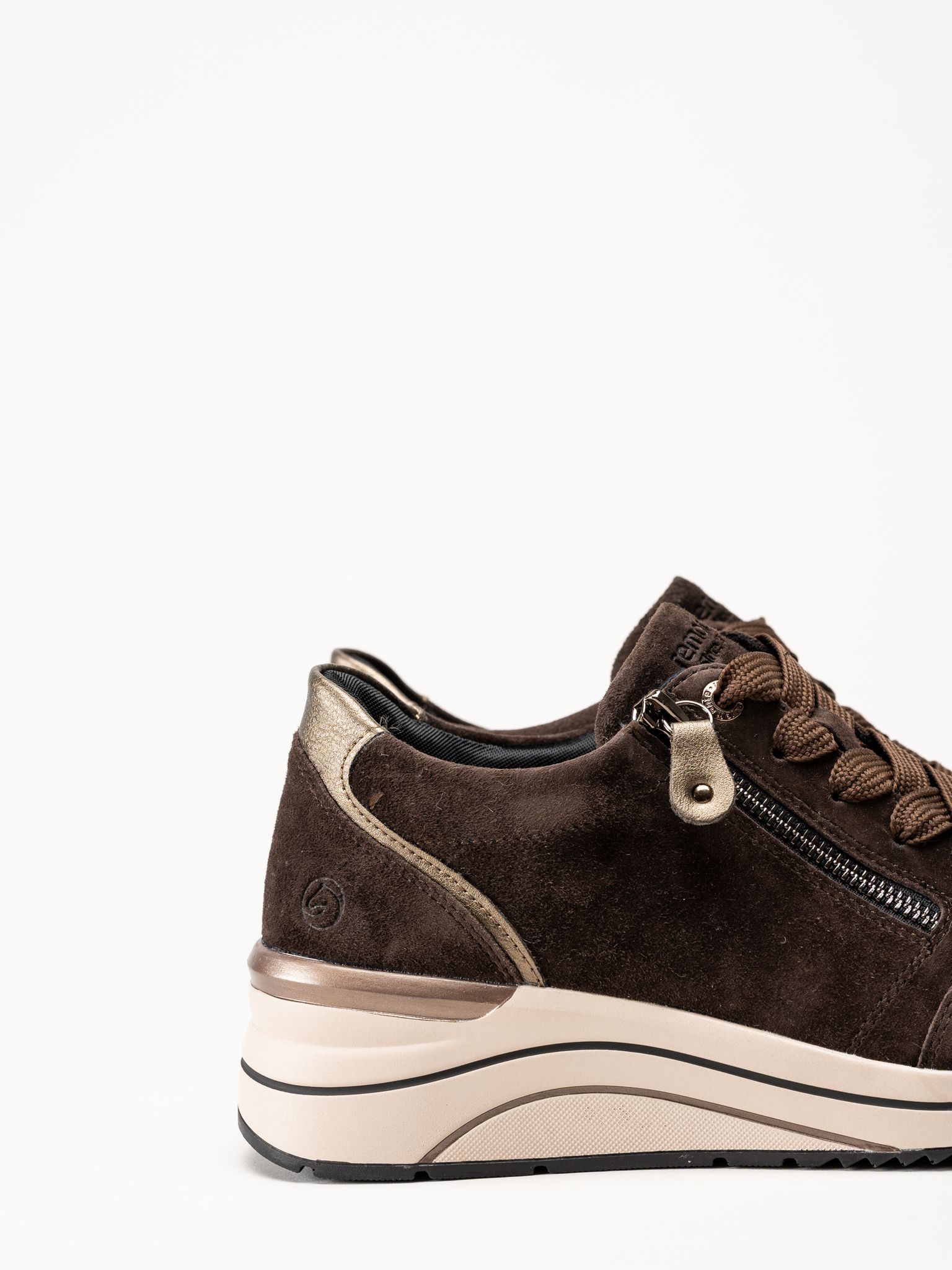 Remonte - Mörkbruna sneakers