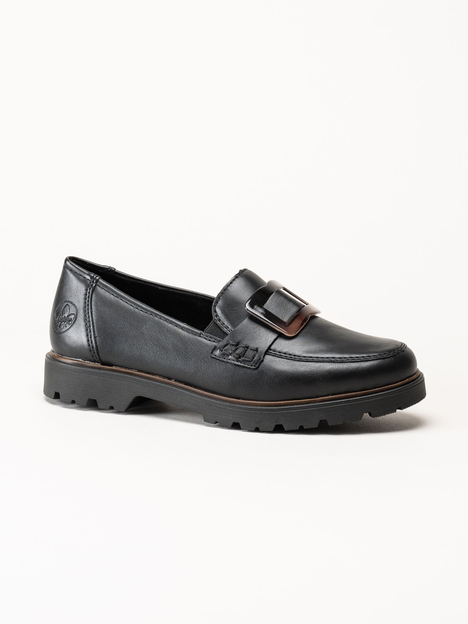 Rieker - Svarta loafers