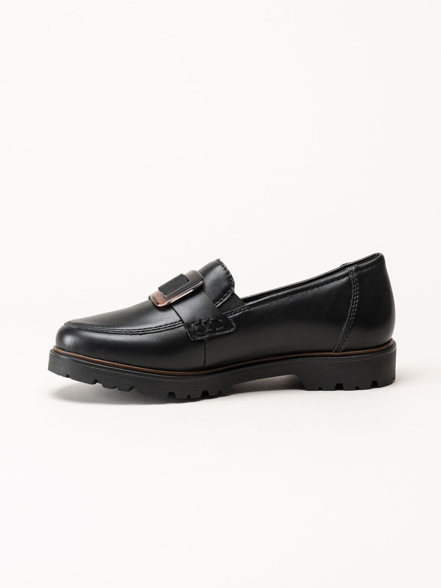 Rieker - Svarta loafers