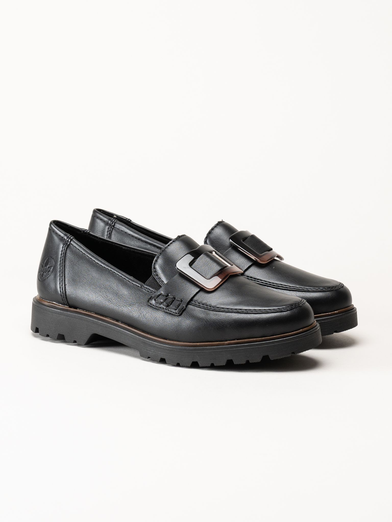 Rieker - Svarta loafers