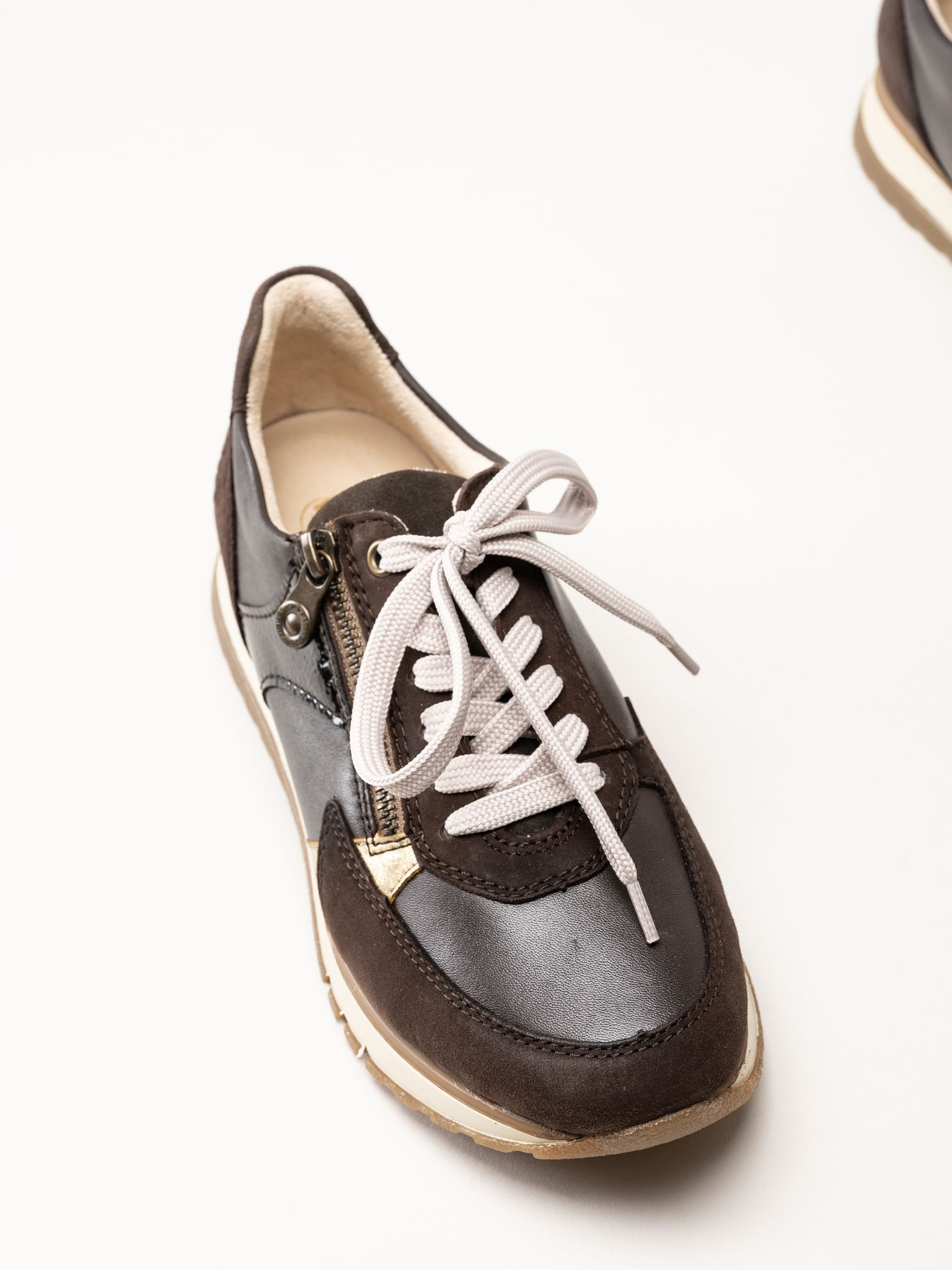 Rieker - Mörkbruna sneakers