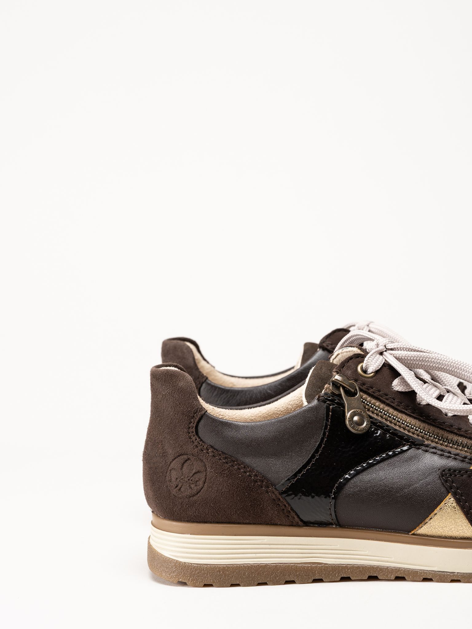 Rieker - Mörkbruna sneakers