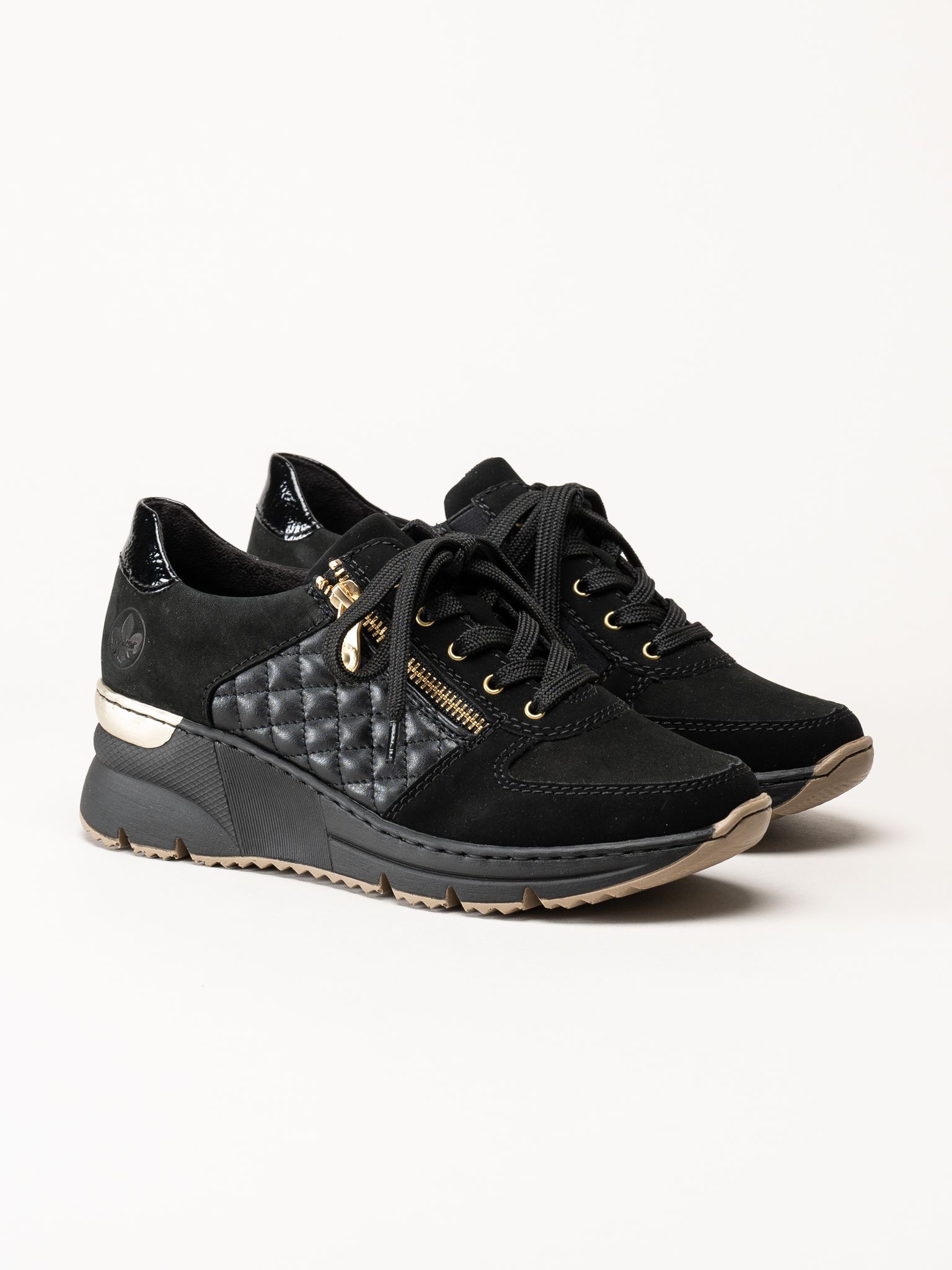 Rieker - Svarta sneakers