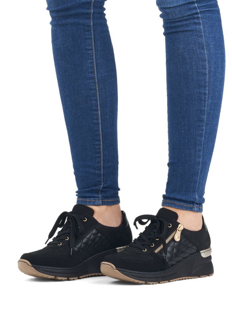Rieker - Svarta sneakers