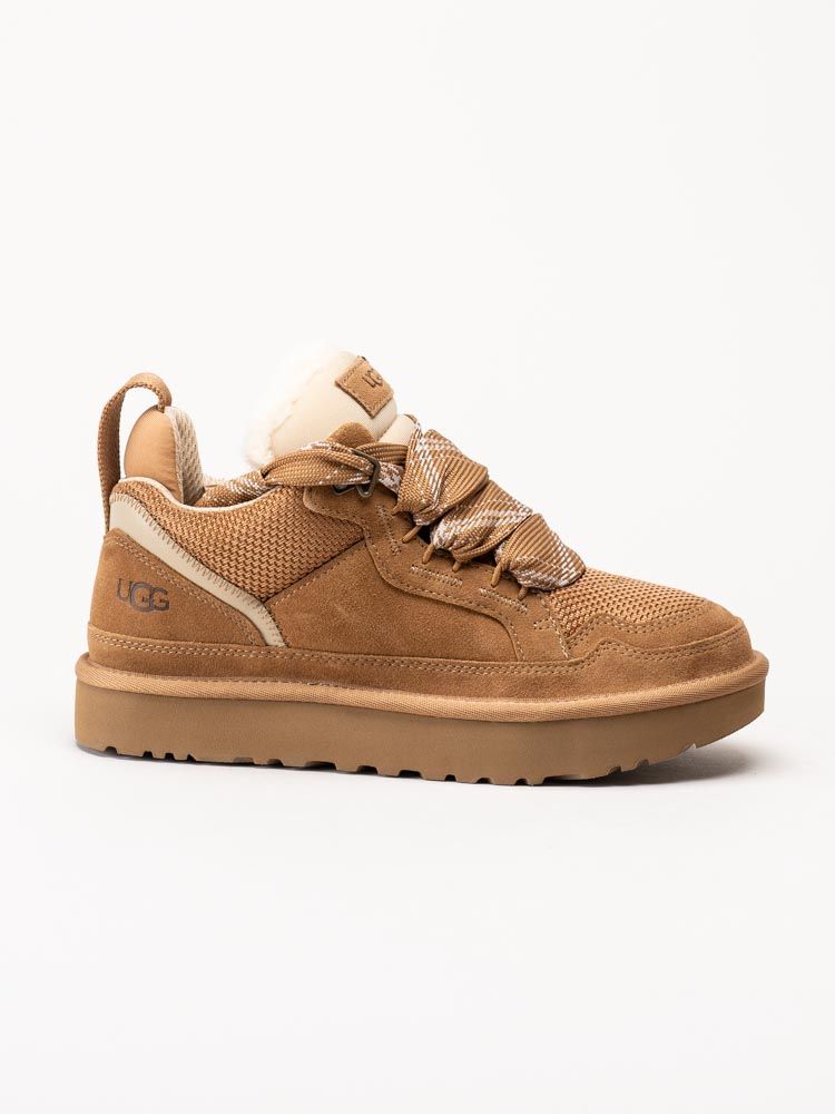 UGG - Lowmel - Ljusbruna ullfodrade sneakers