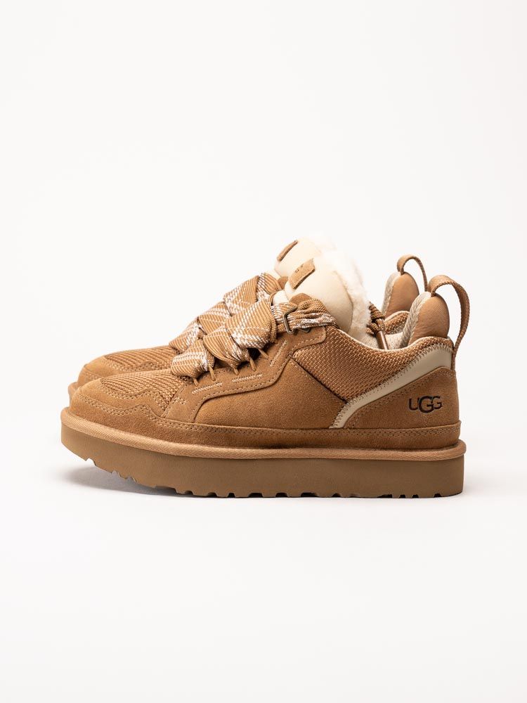 UGG - Lowmel - Ljusbruna ullfodrade sneakers