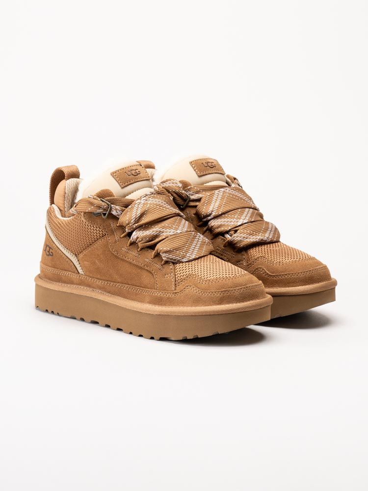 UGG - Lowmel - Ljusbruna ullfodrade sneakers