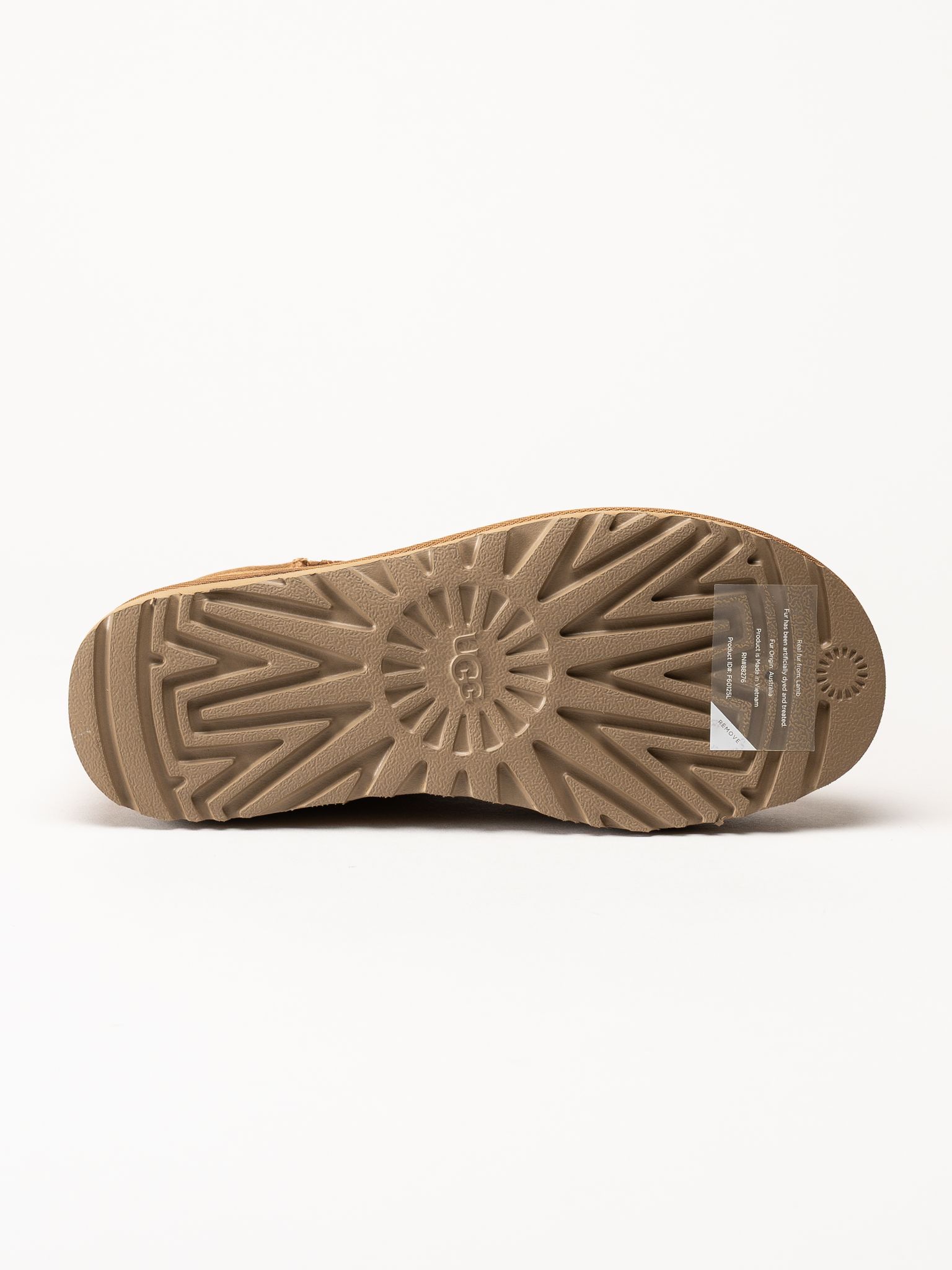 UGG - Classic Ultra Mini - Bruna låga fodrade boots