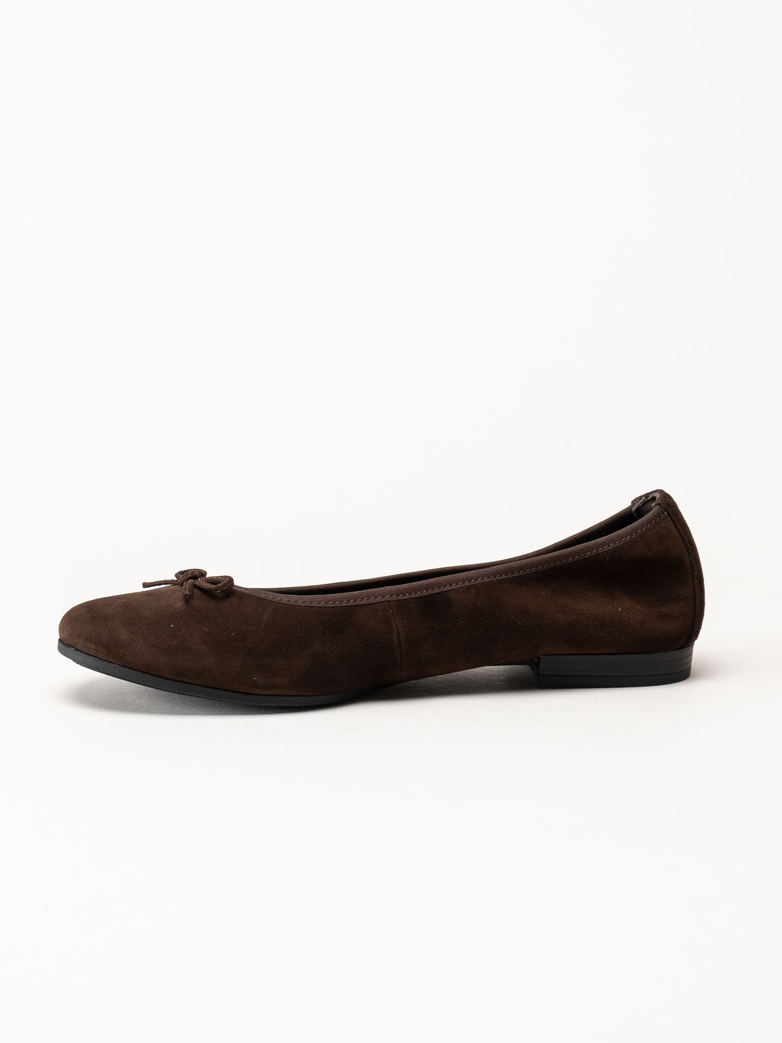 Tamaris - Mörkbruna ballerinaskor