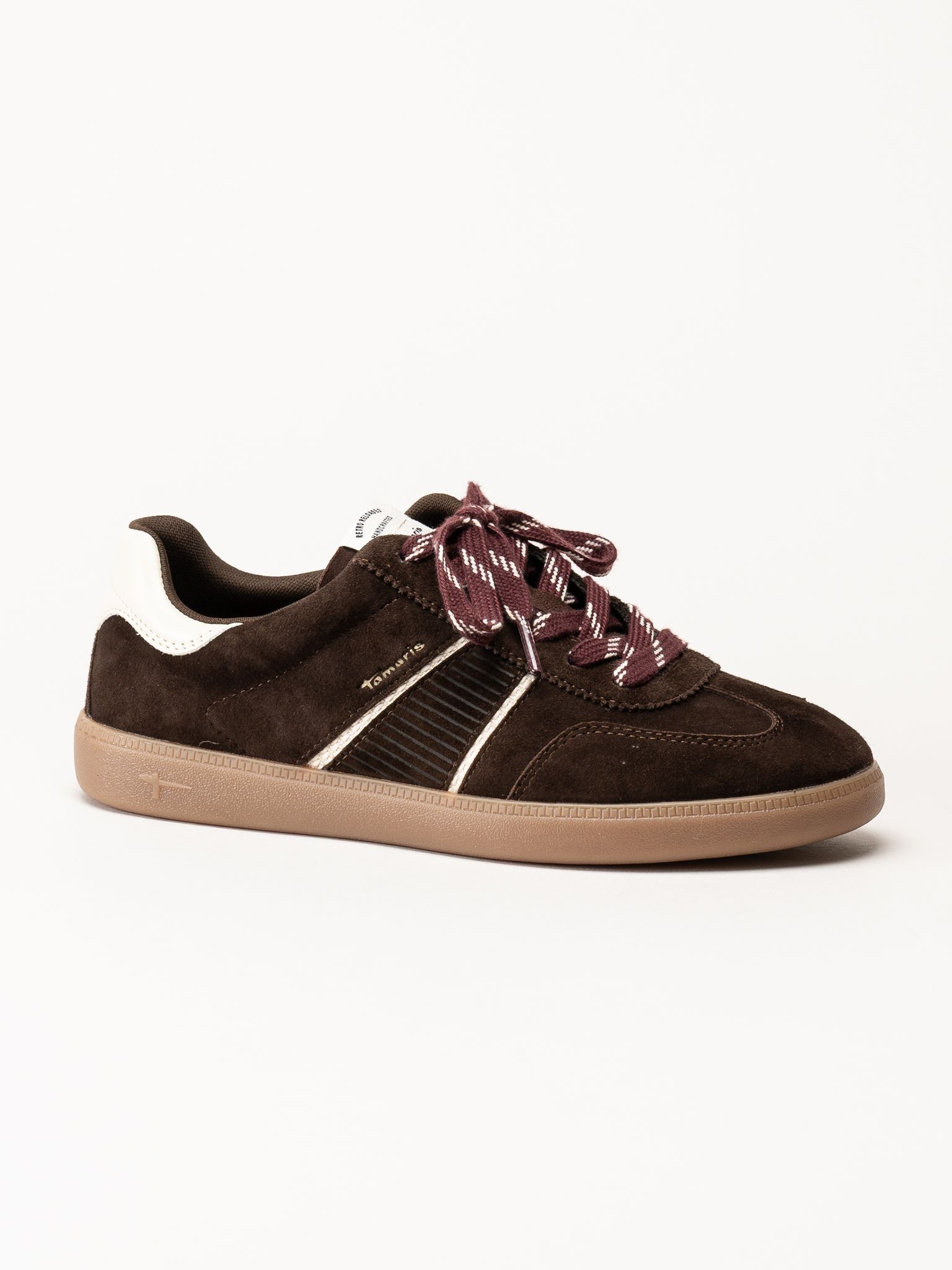 Tamaris - Mörkbruna sneakers