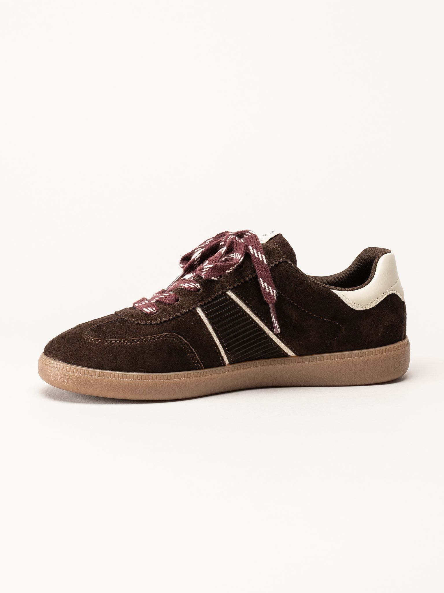 Tamaris - Mörkbruna sneakers