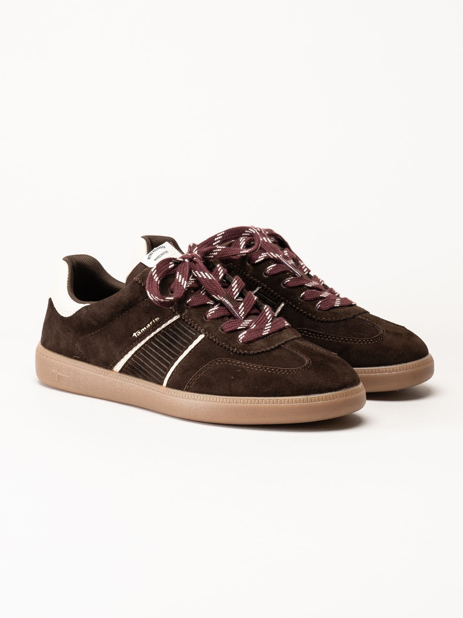 Tamaris - Mörkbruna sneakers