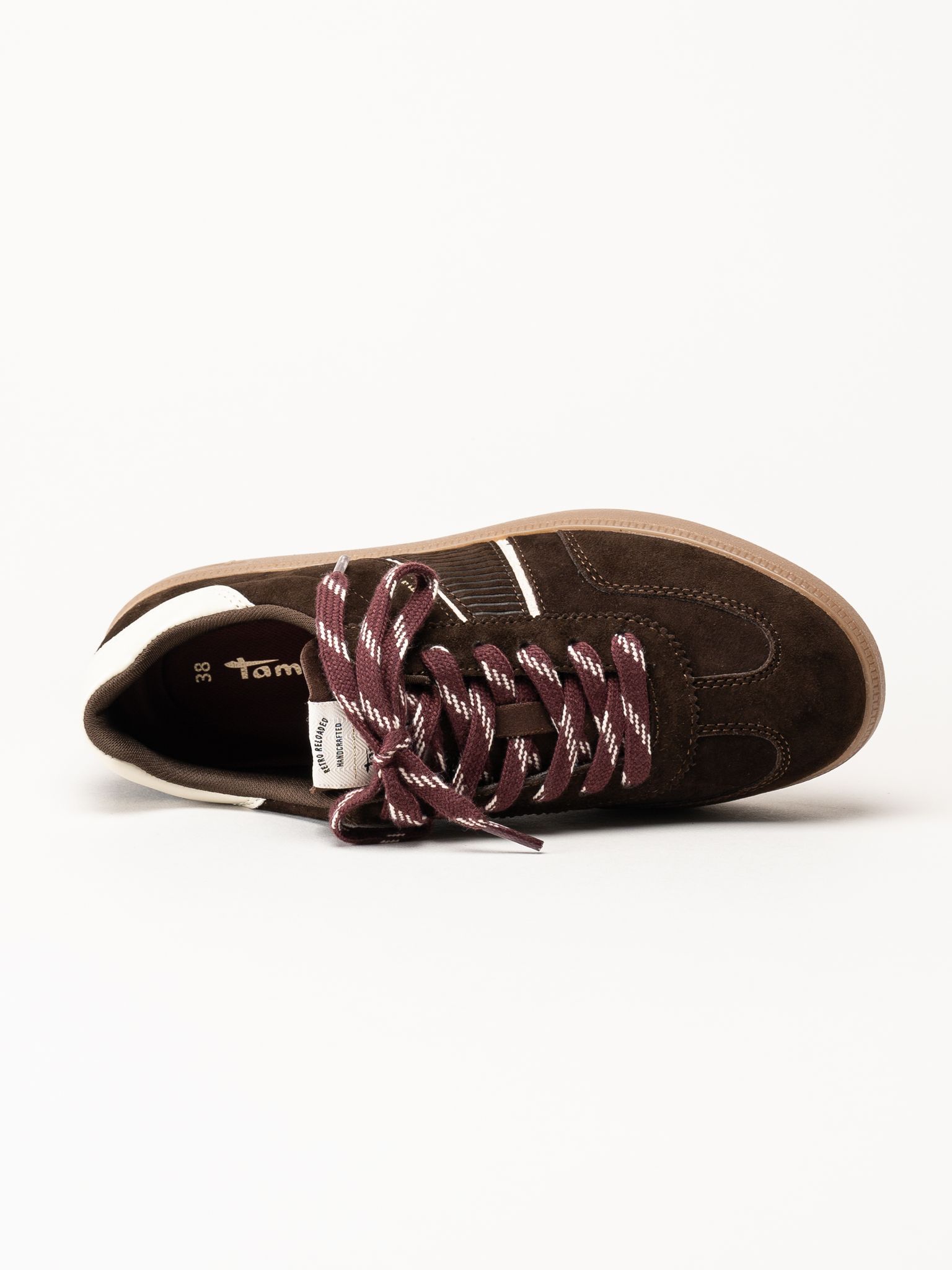 Tamaris - Mörkbruna sneakers