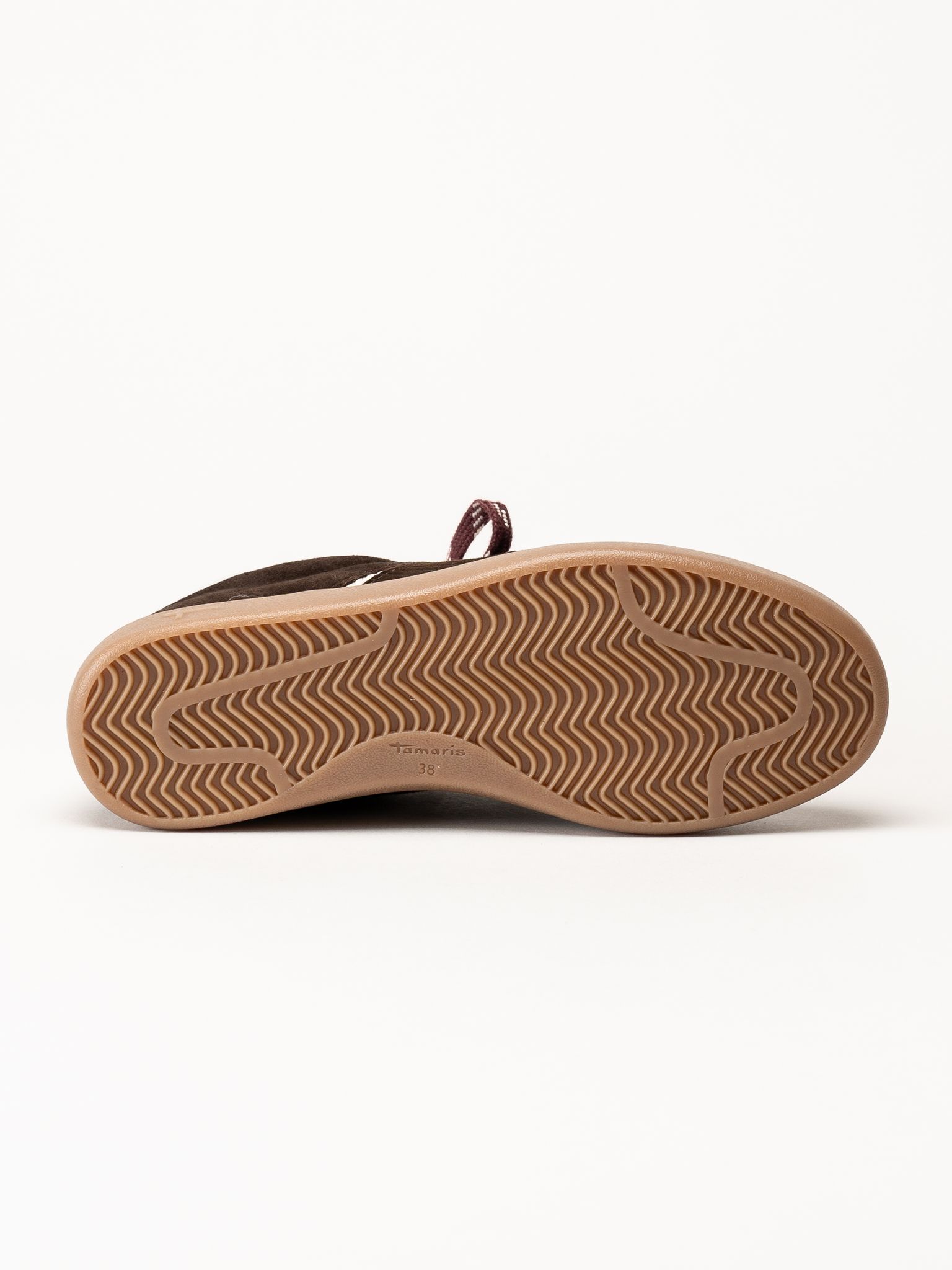 Tamaris - Mörkbruna sneakers