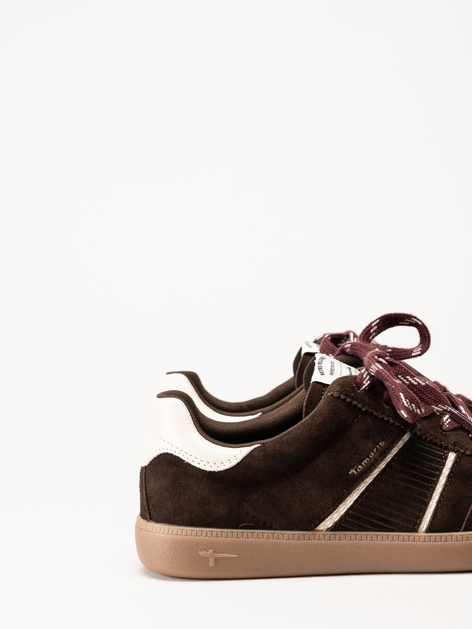 Tamaris - Mörkbruna sneakers