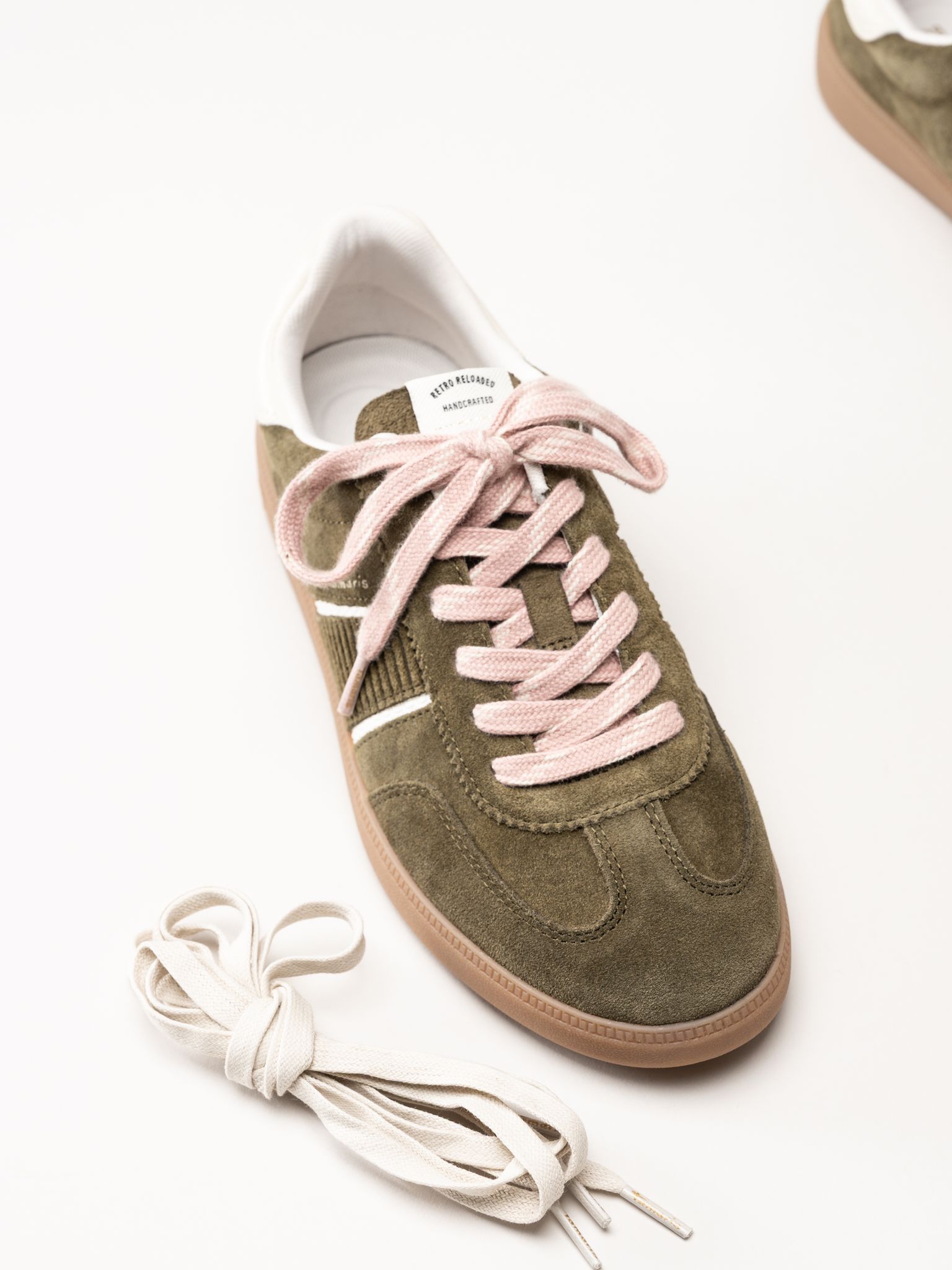 Tamaris - Gröna sneakers