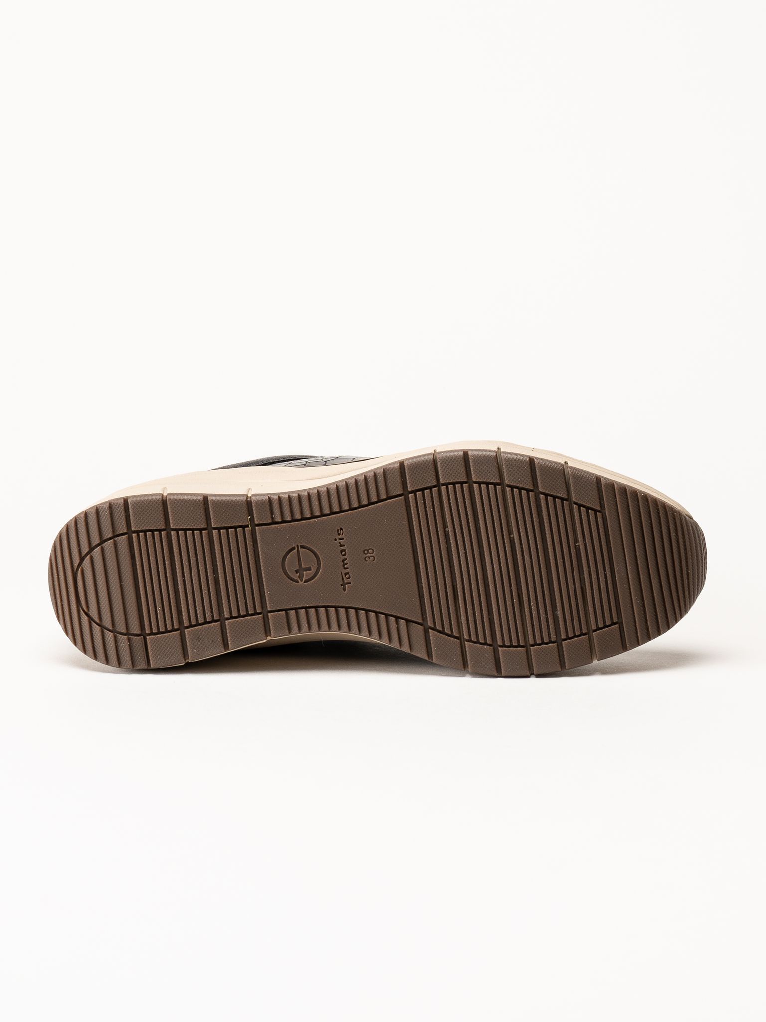 Tamaris - Mörkbruna sneakers