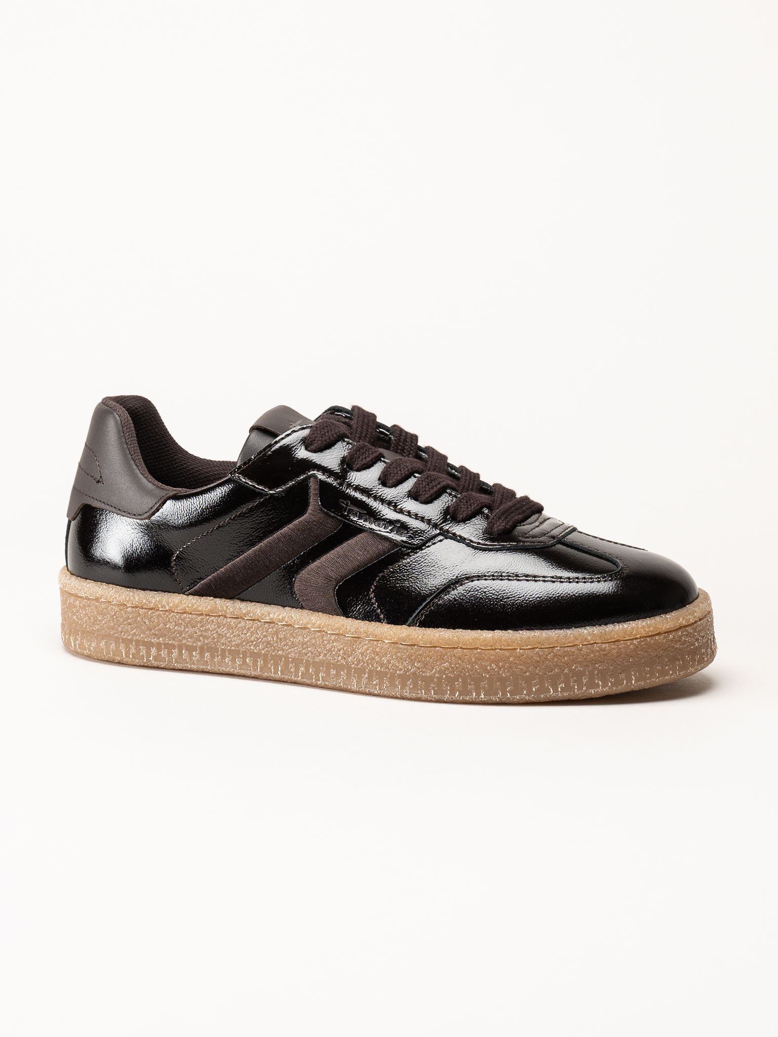 Tamaris - Mörkbruna sneakers