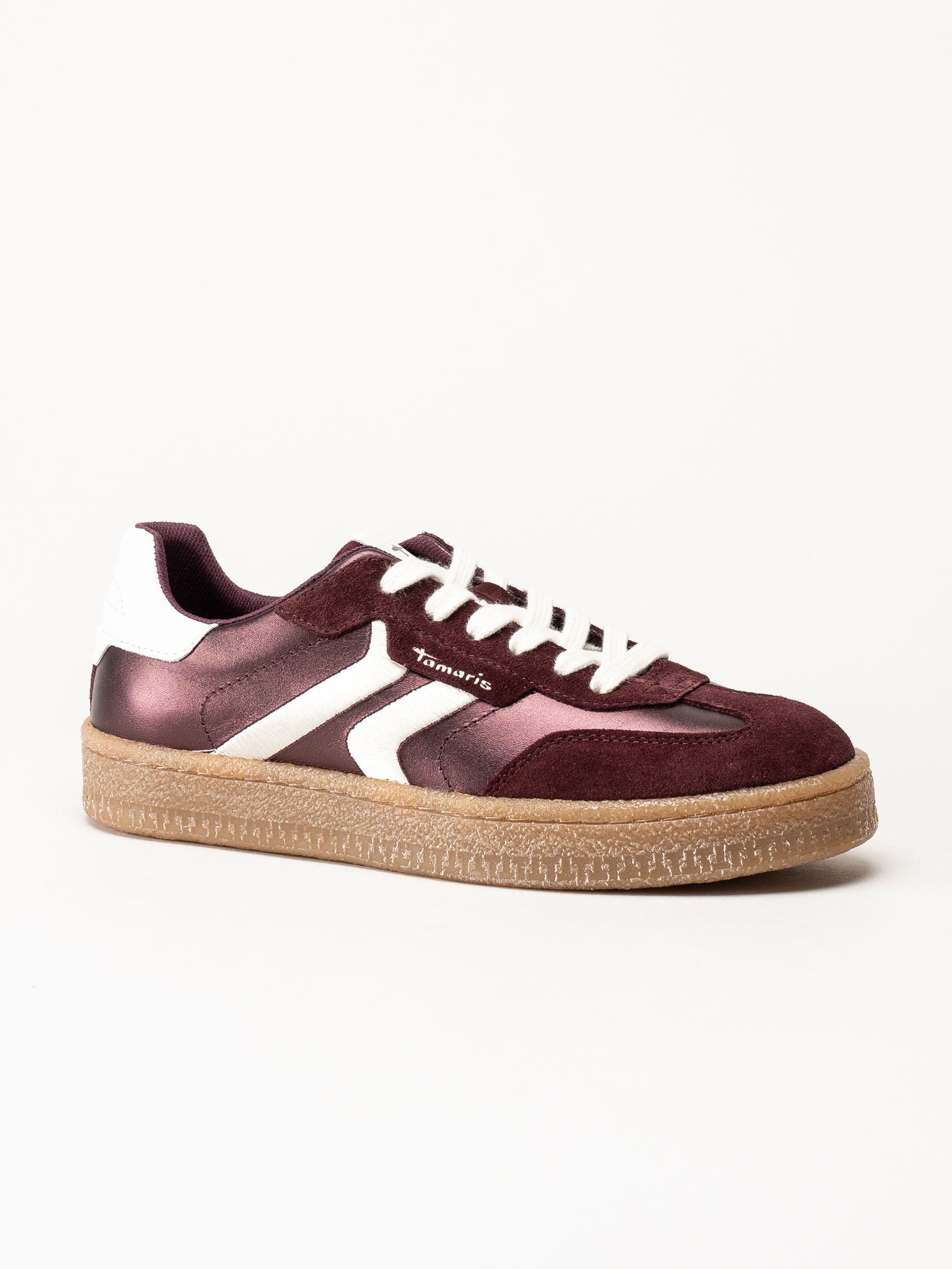Tamaris - Vinröda sneakers