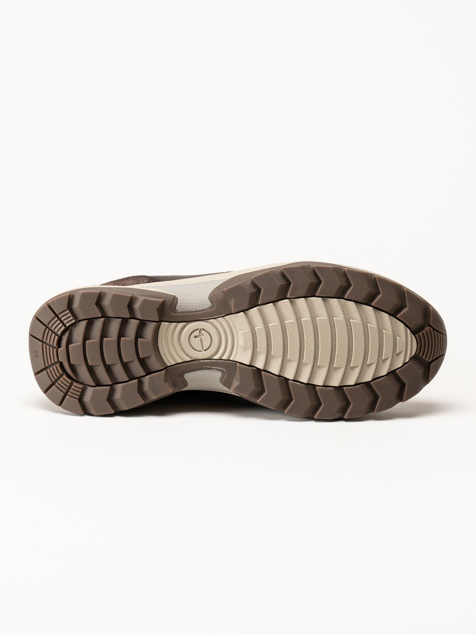 Tamaris - Mörkbruna sneakers