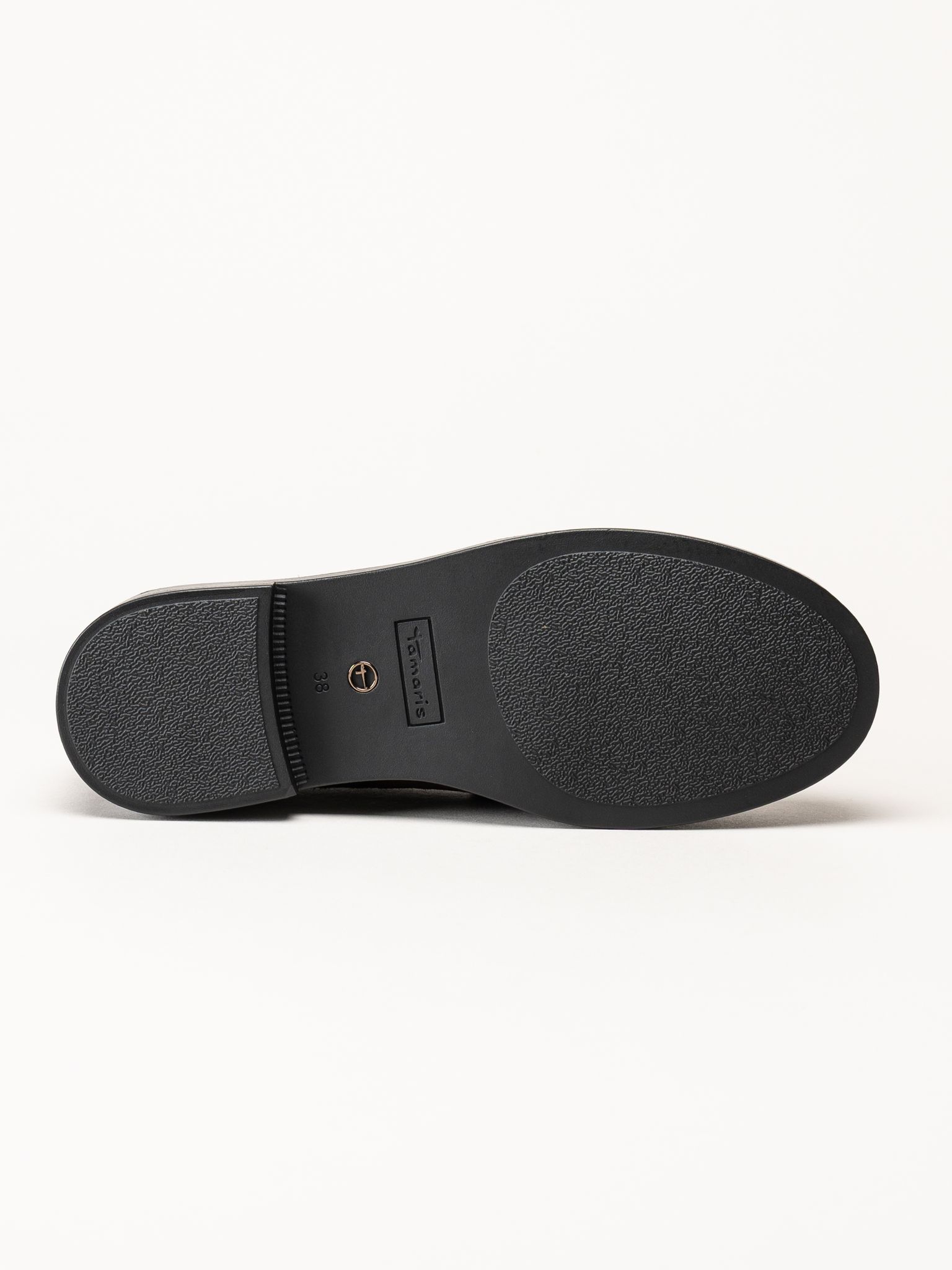 Tamaris - Mörkbruna pennyloafers