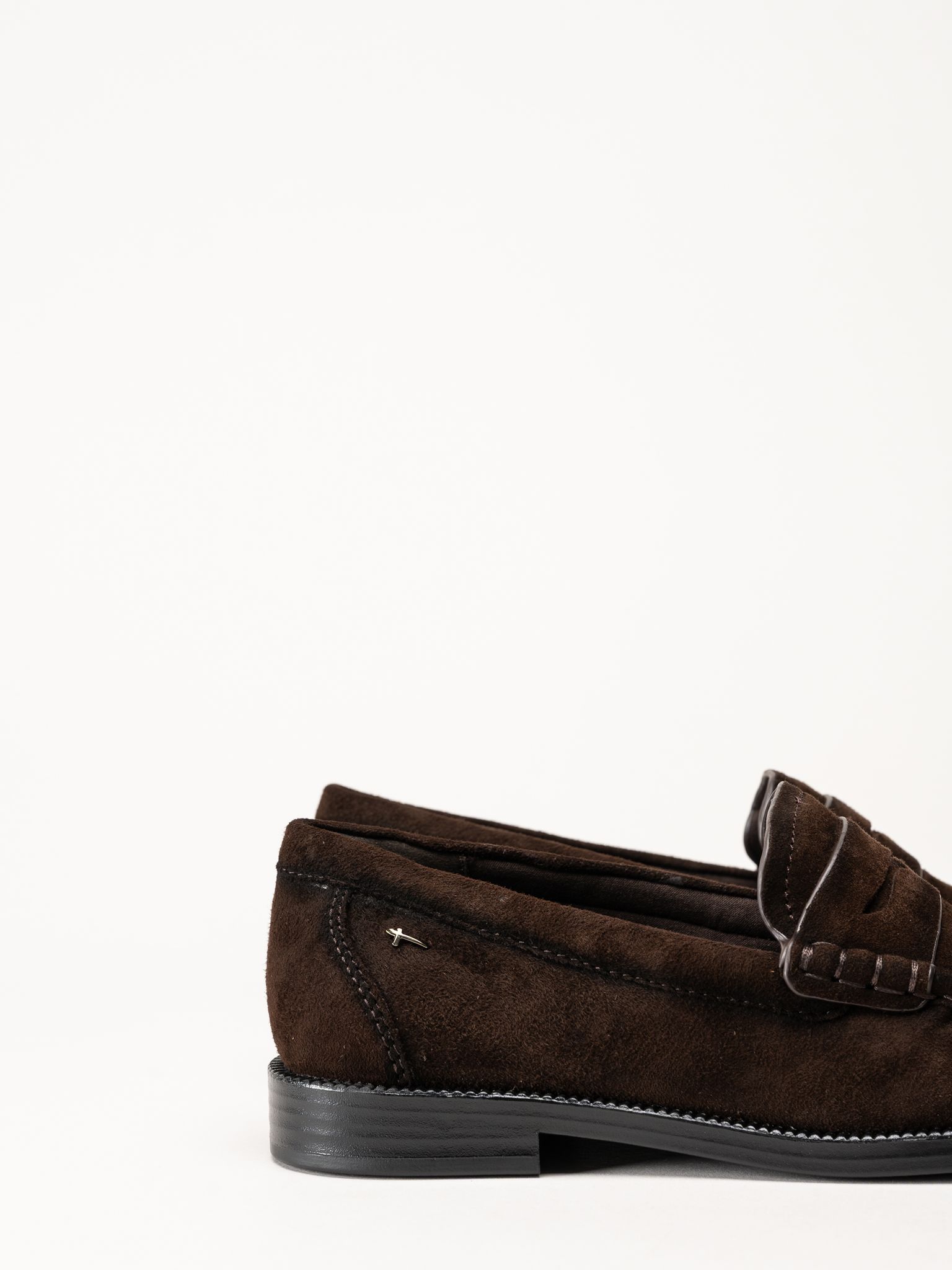 Tamaris - Mörkbruna pennyloafers