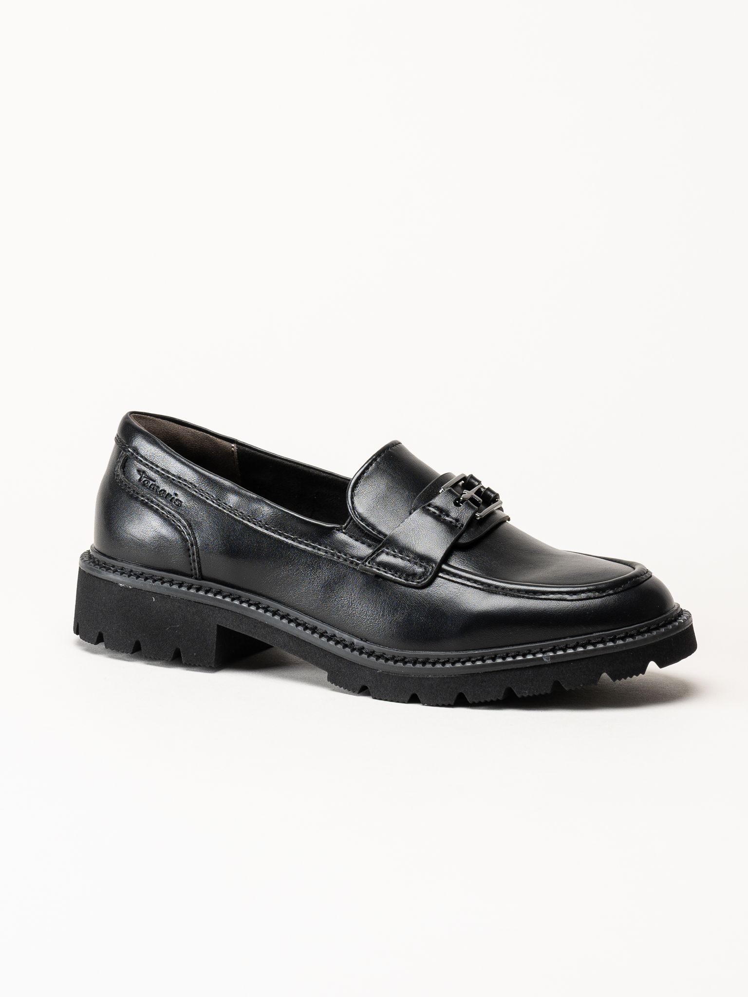 Tamaris - Svarta loafers