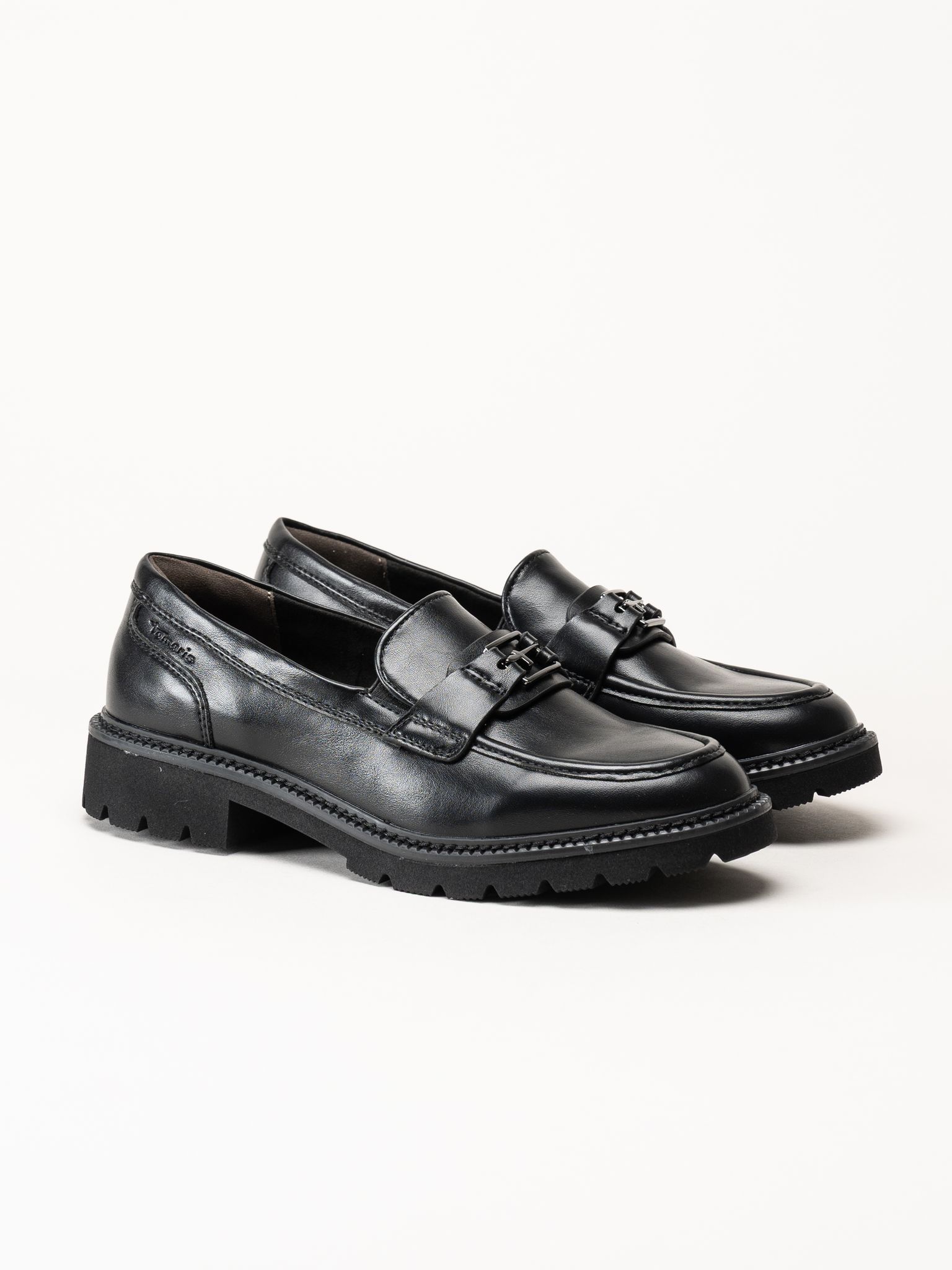 Tamaris - Svarta loafers