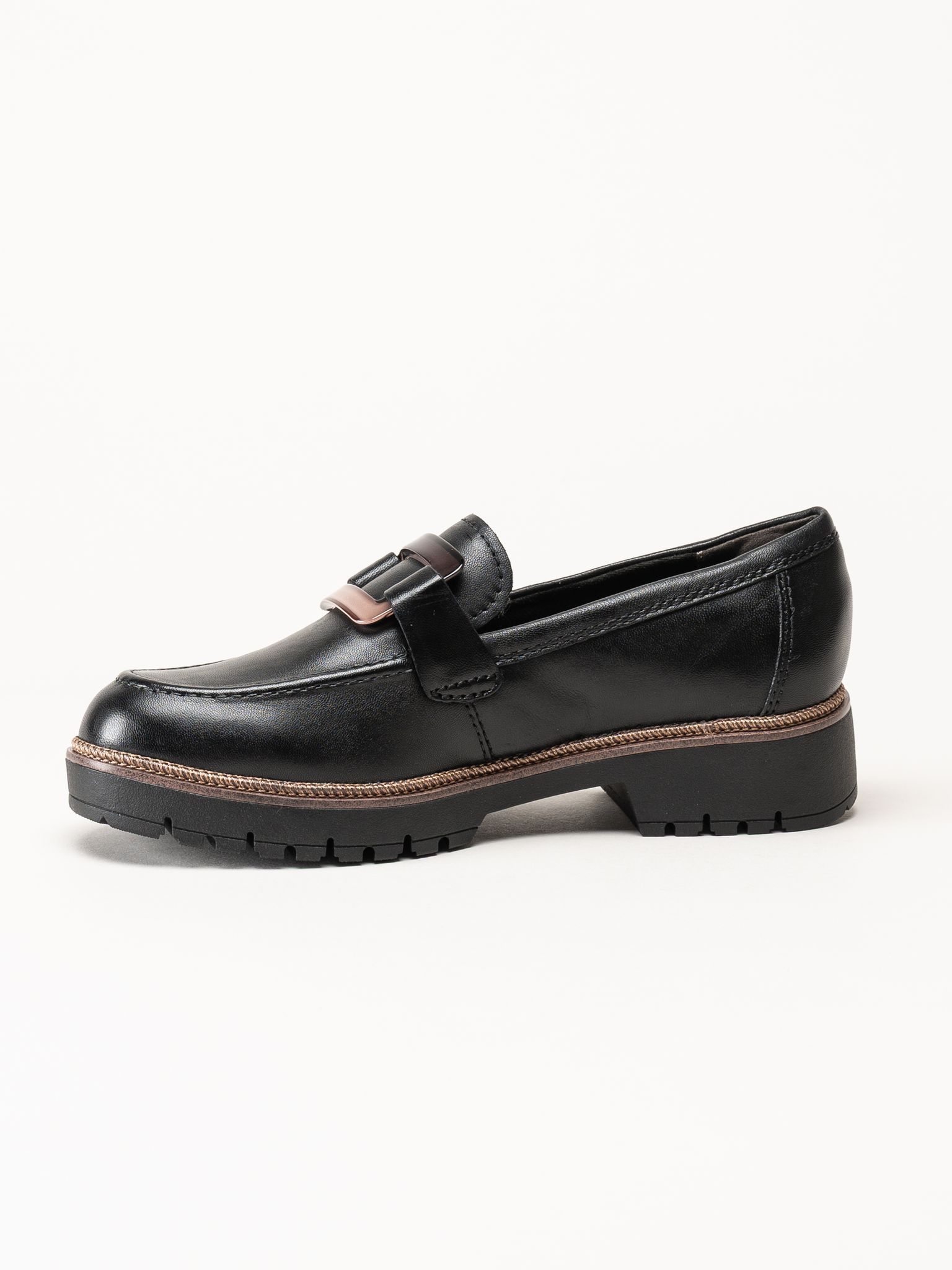 Tamaris - Svarta loafers