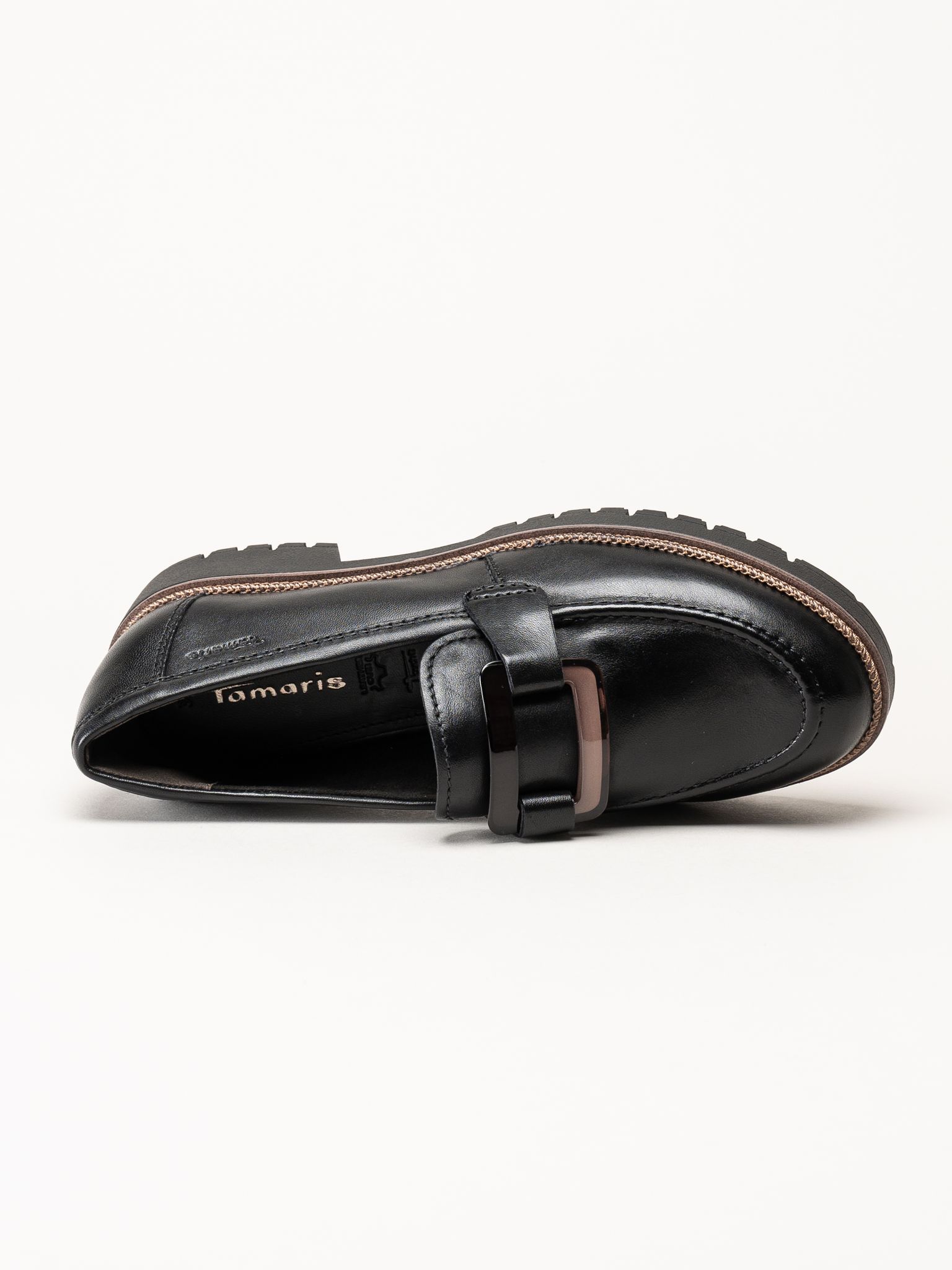 Tamaris - Svarta loafers