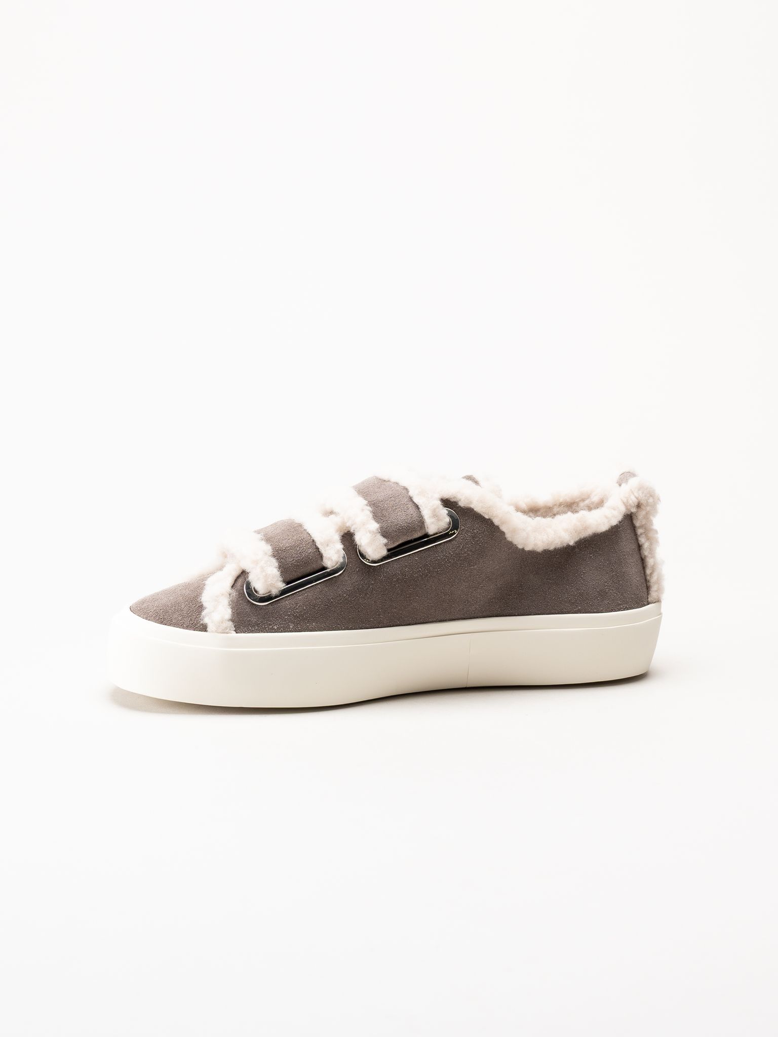 Inuikii - Shearling - Grå ullfodrade sneakers