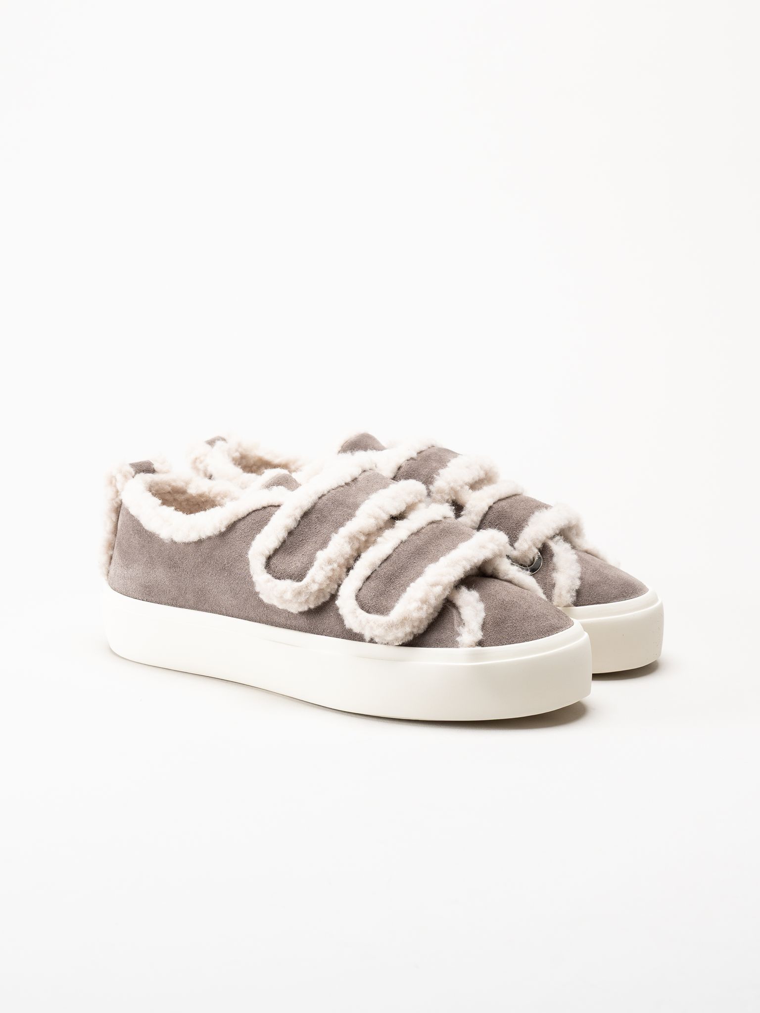 Inuikii - Shearling - Grå ullfodrade sneakers