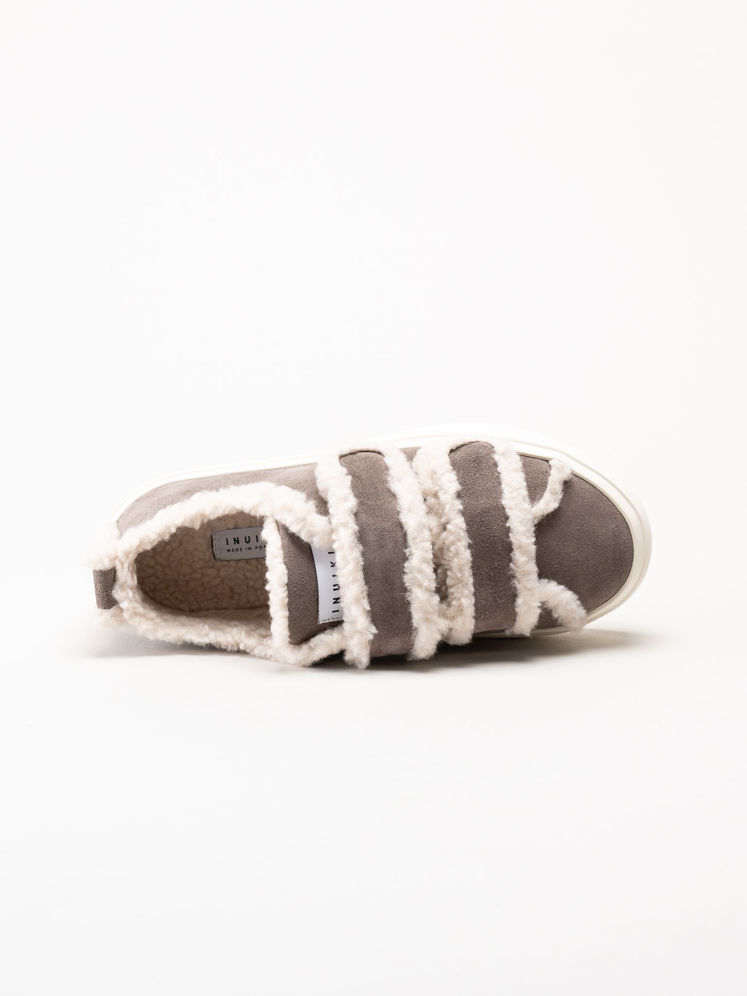 Inuikii - Shearling - Grå ullfodrade sneakers