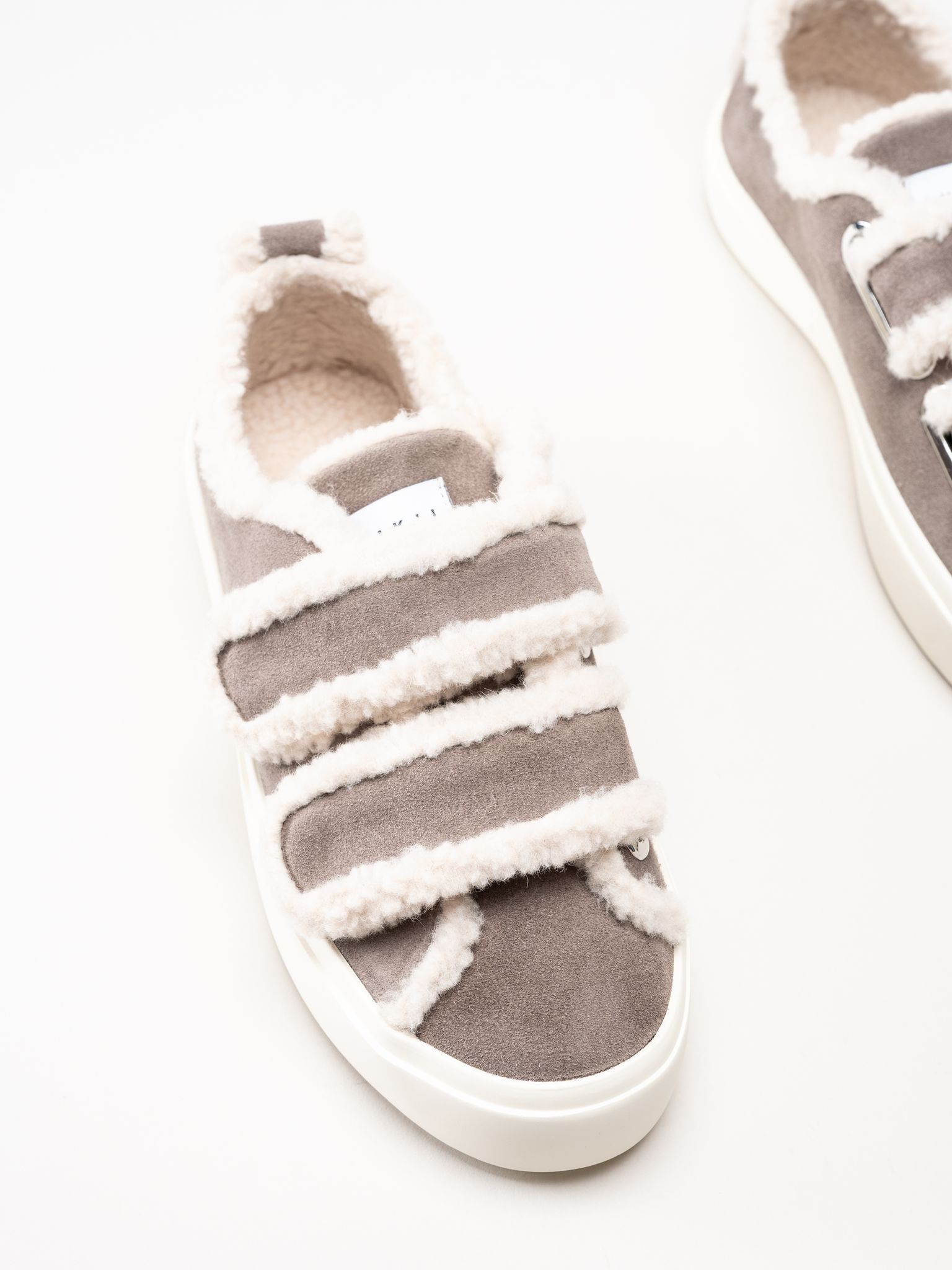 Inuikii - Shearling - Grå ullfodrade sneakers