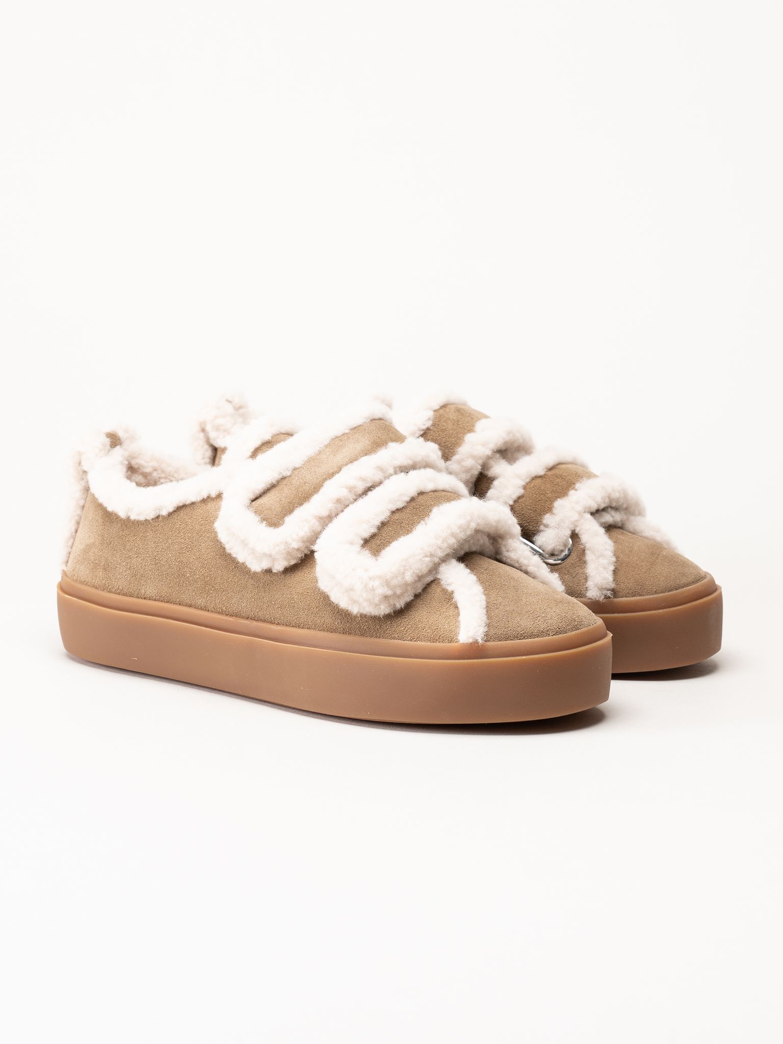 Inuikii - Shearling - Beige fodrade sneakers