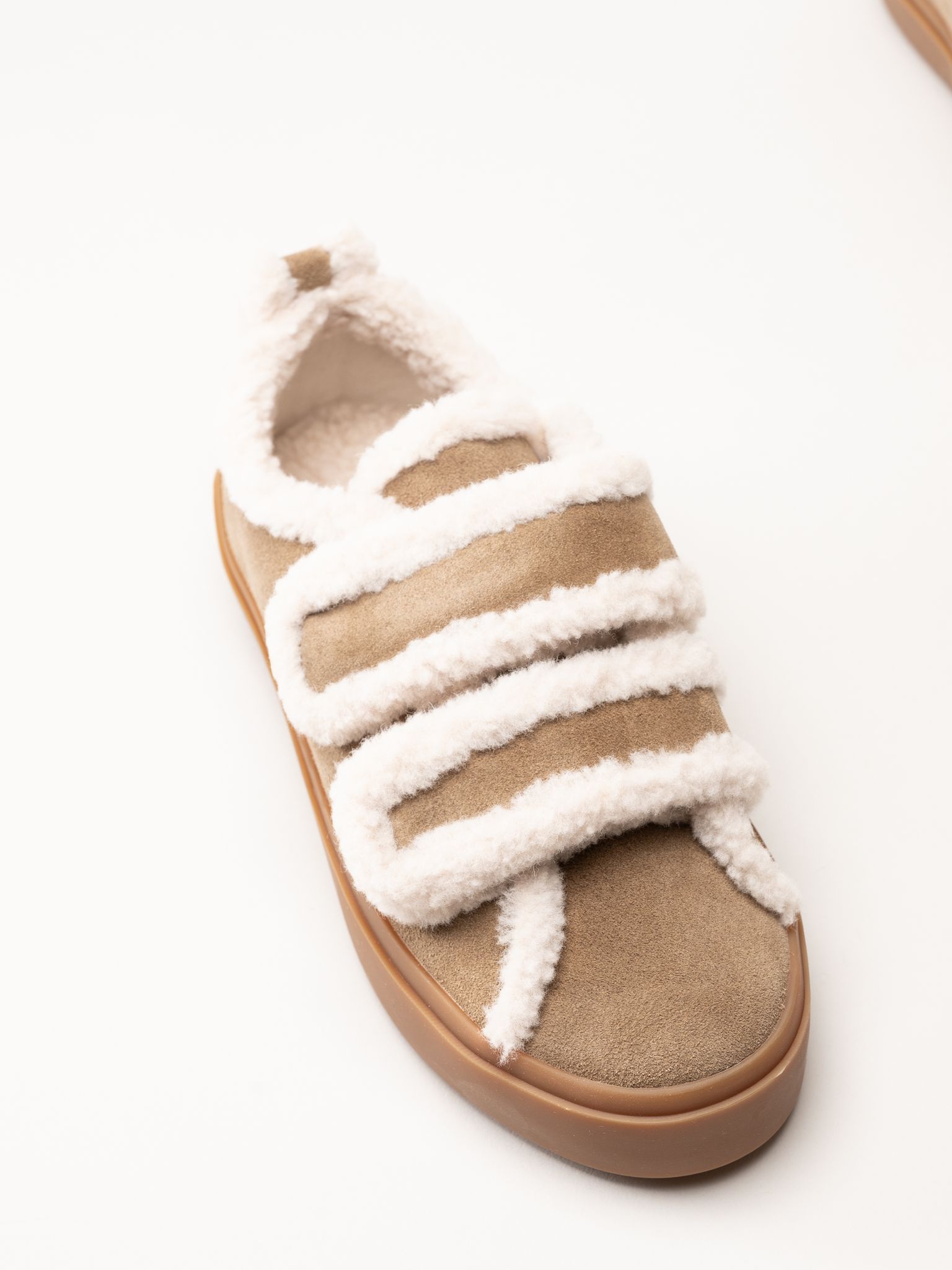 Inuikii - Shearling - Beige fodrade sneakers