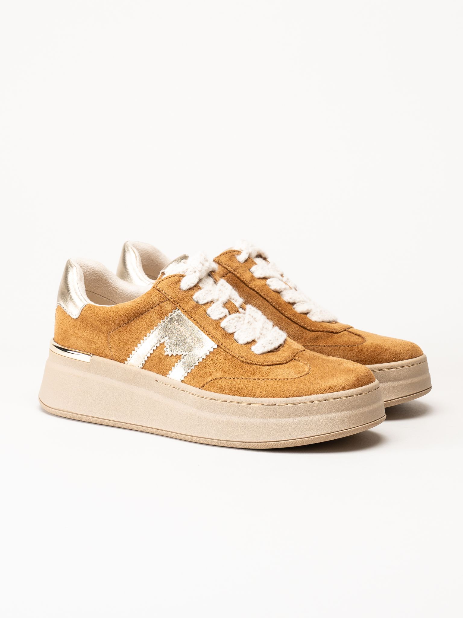 Marco Tozzi - Ljusbruna sneakers