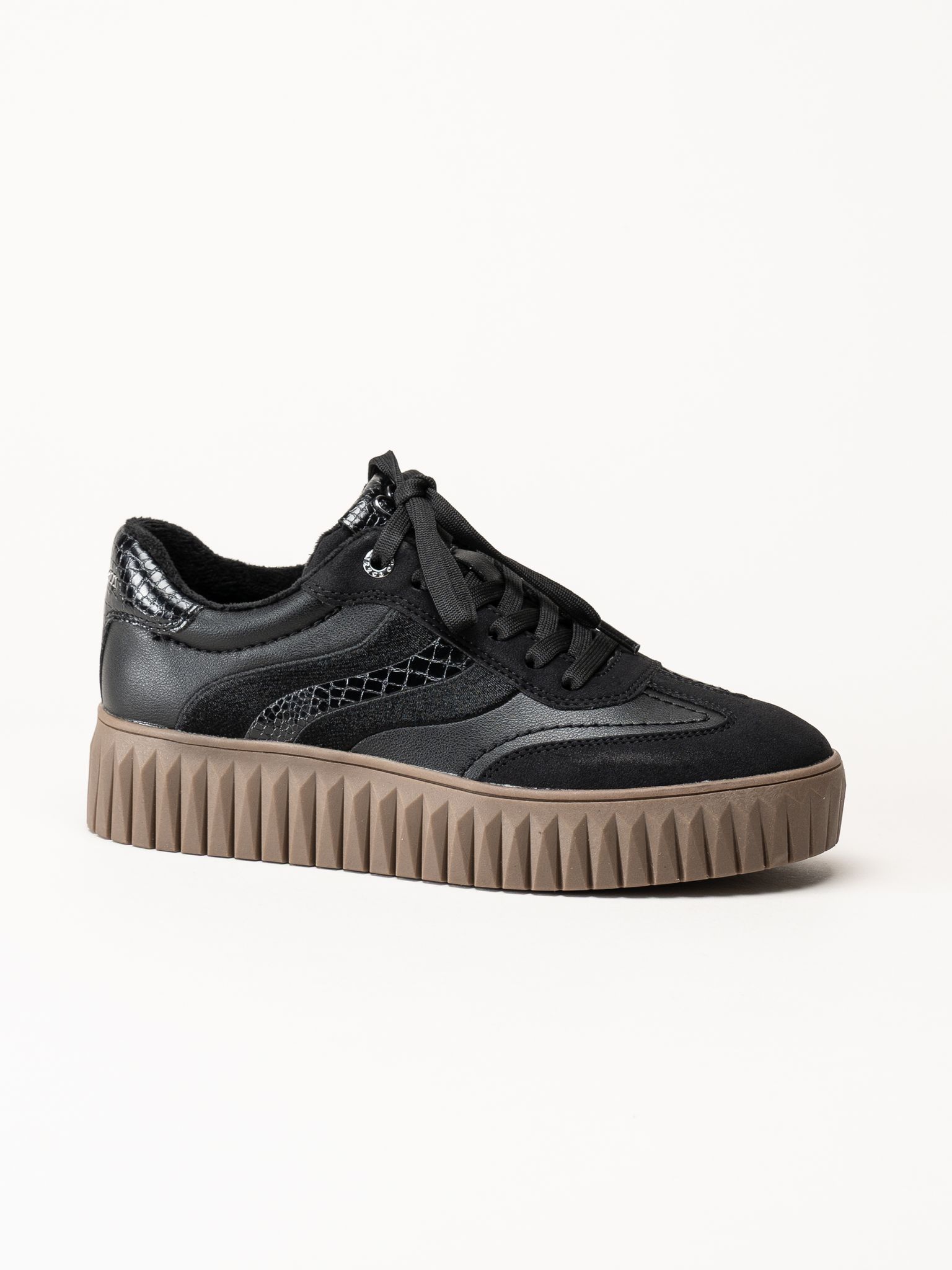 Marco Tozzi - Svarta sneakers