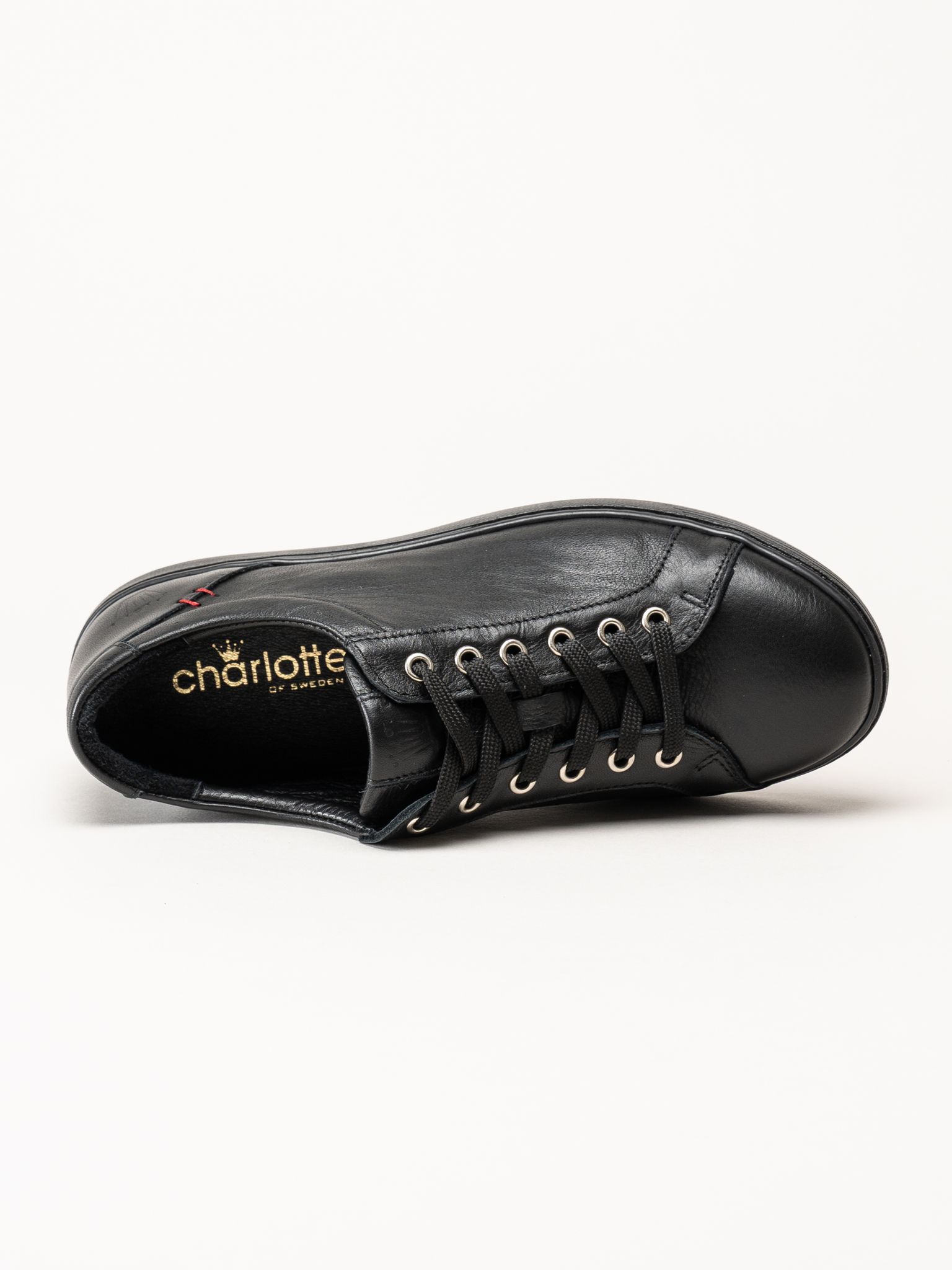 Charlotte of Sweden - Svarta sneakers i skinn