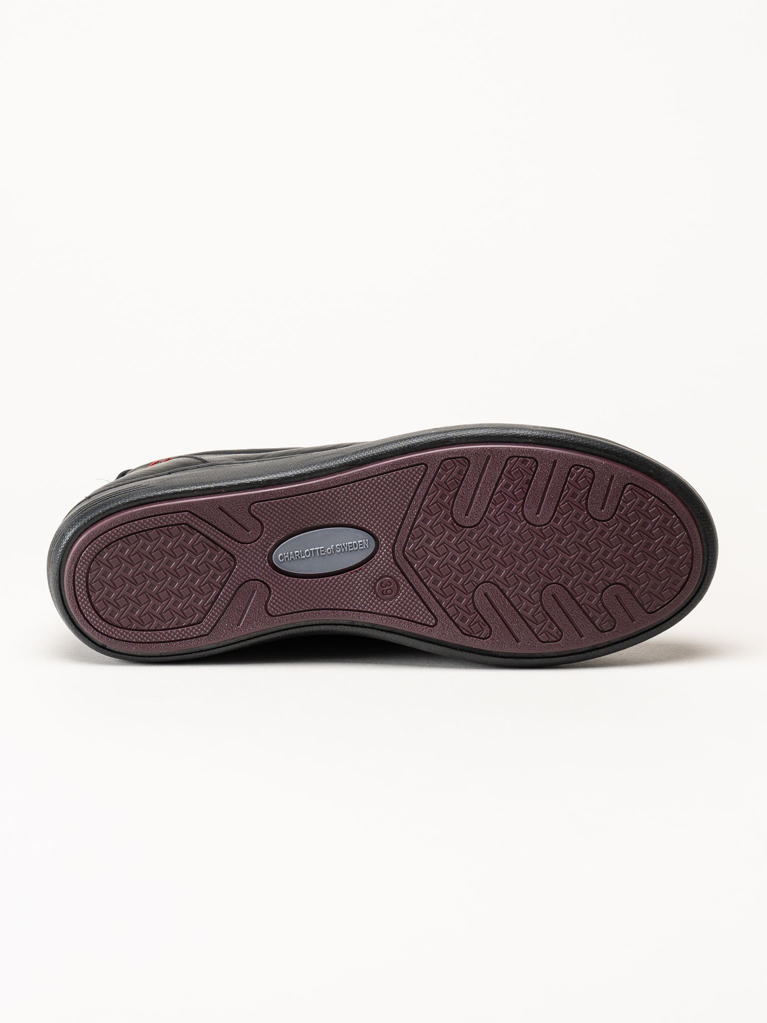 Charlotte of Sweden - Svarta sneakers i skinn