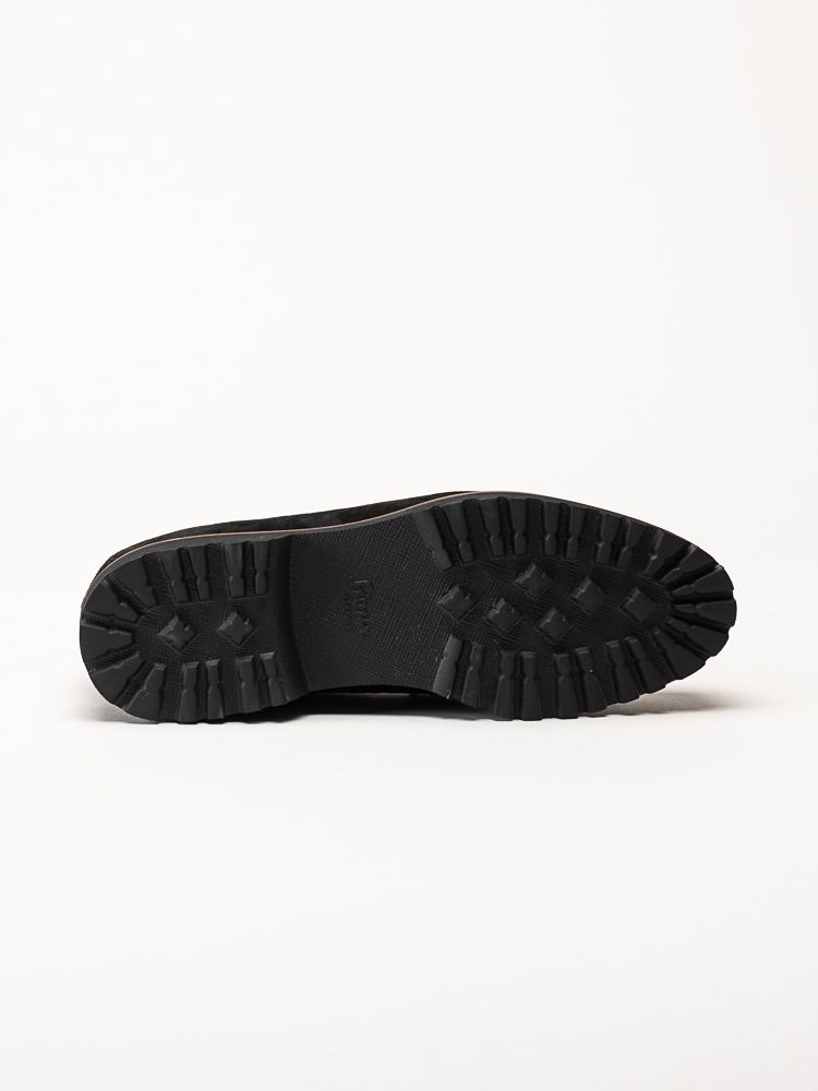 Sioux - Meredith - Svarta loafers i mocka