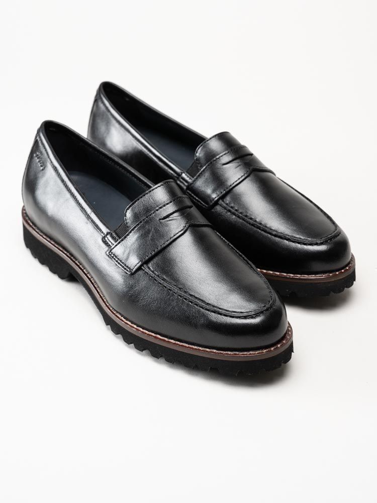 Sioux - Meredith - Svarta loafers i skinn