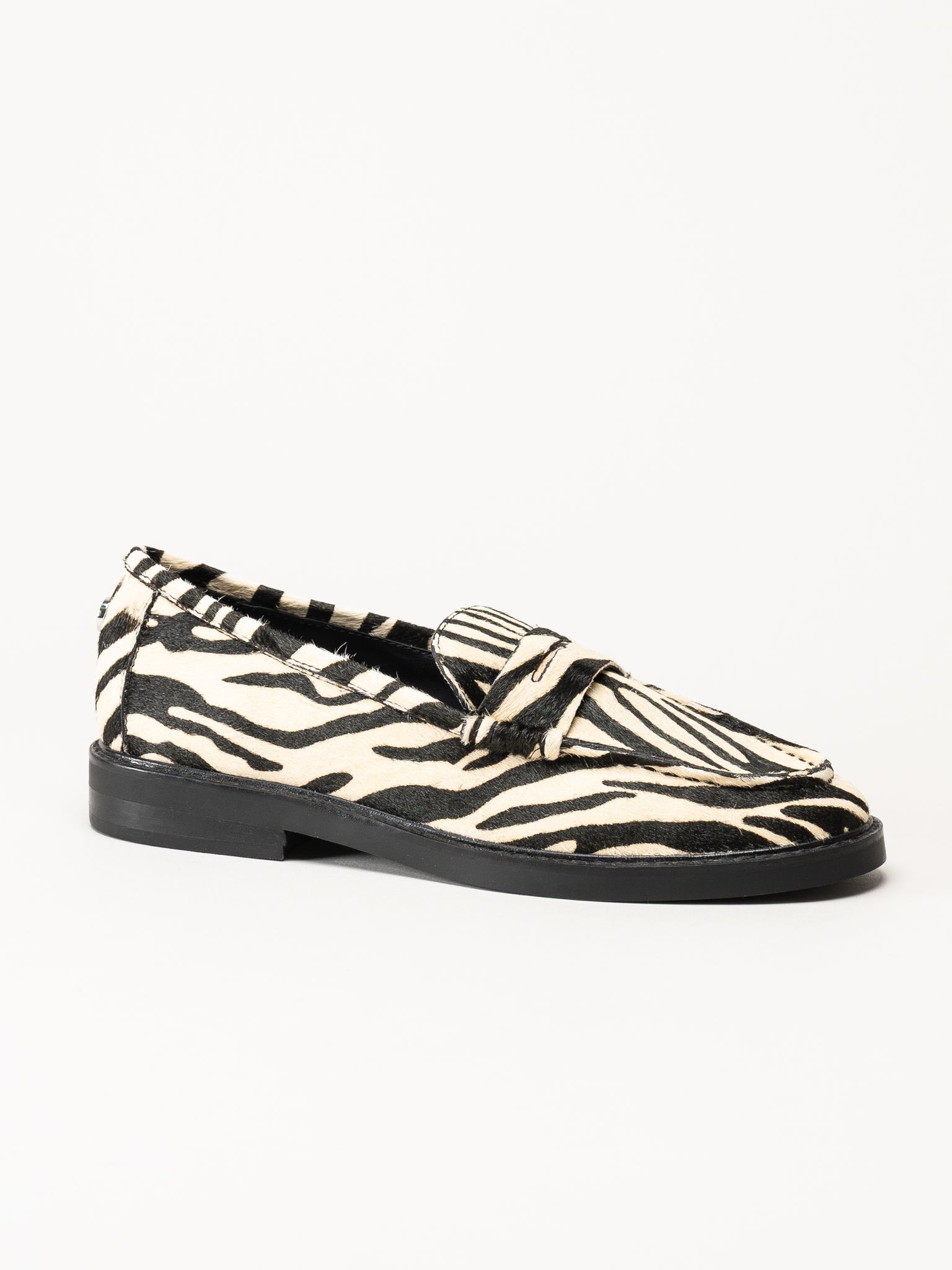 Steve Madden - Adison - Zebramönstrade loafers