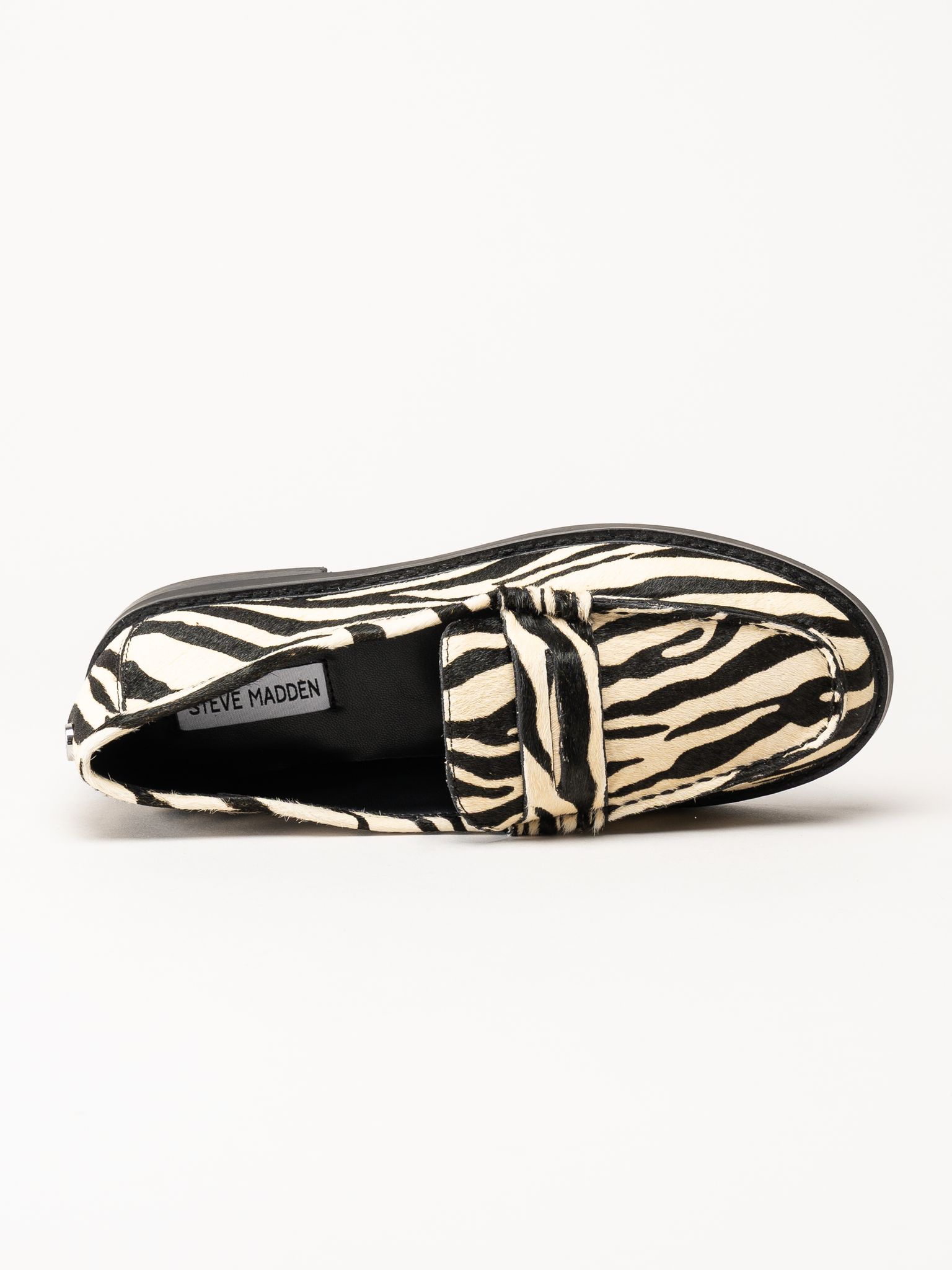 Steve Madden - Adison - Zebramönstrade loafers